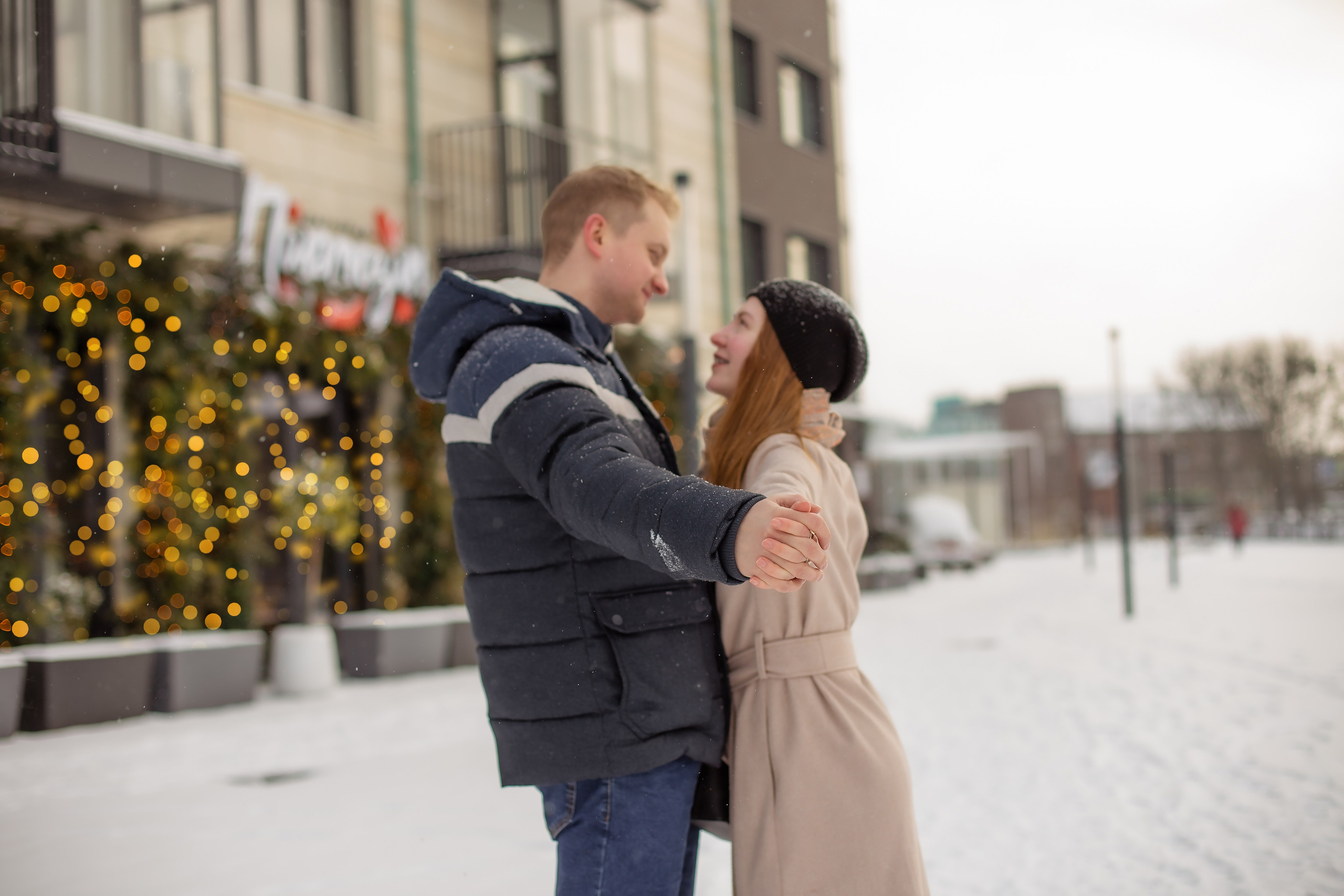 Влад и Саша. Зима. Фотограф в Калининграде Решетникова Алина