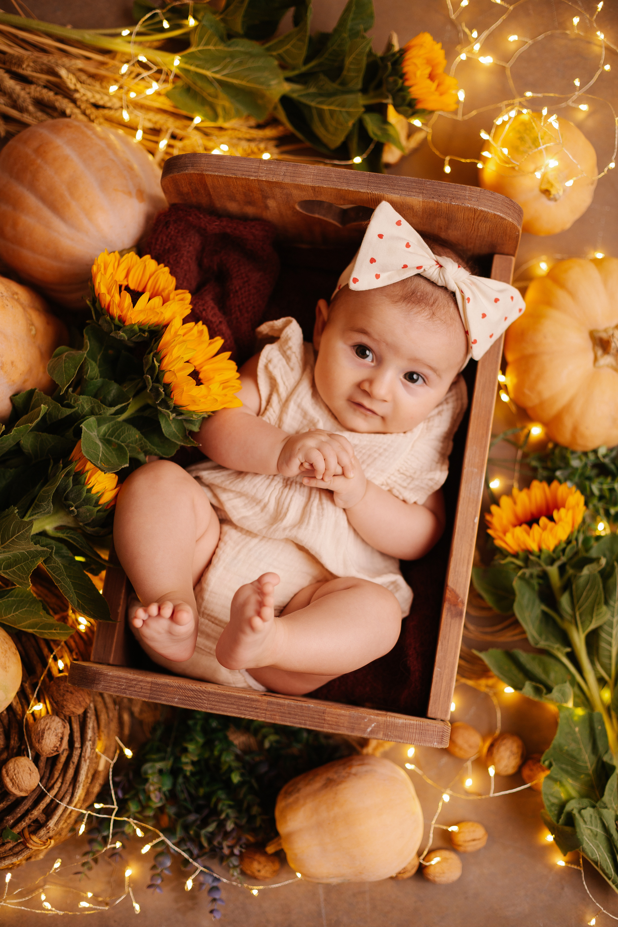 Осень в студии. Фотограф новорожденных и семей Туапсе Краснодарский край Анна Альтман