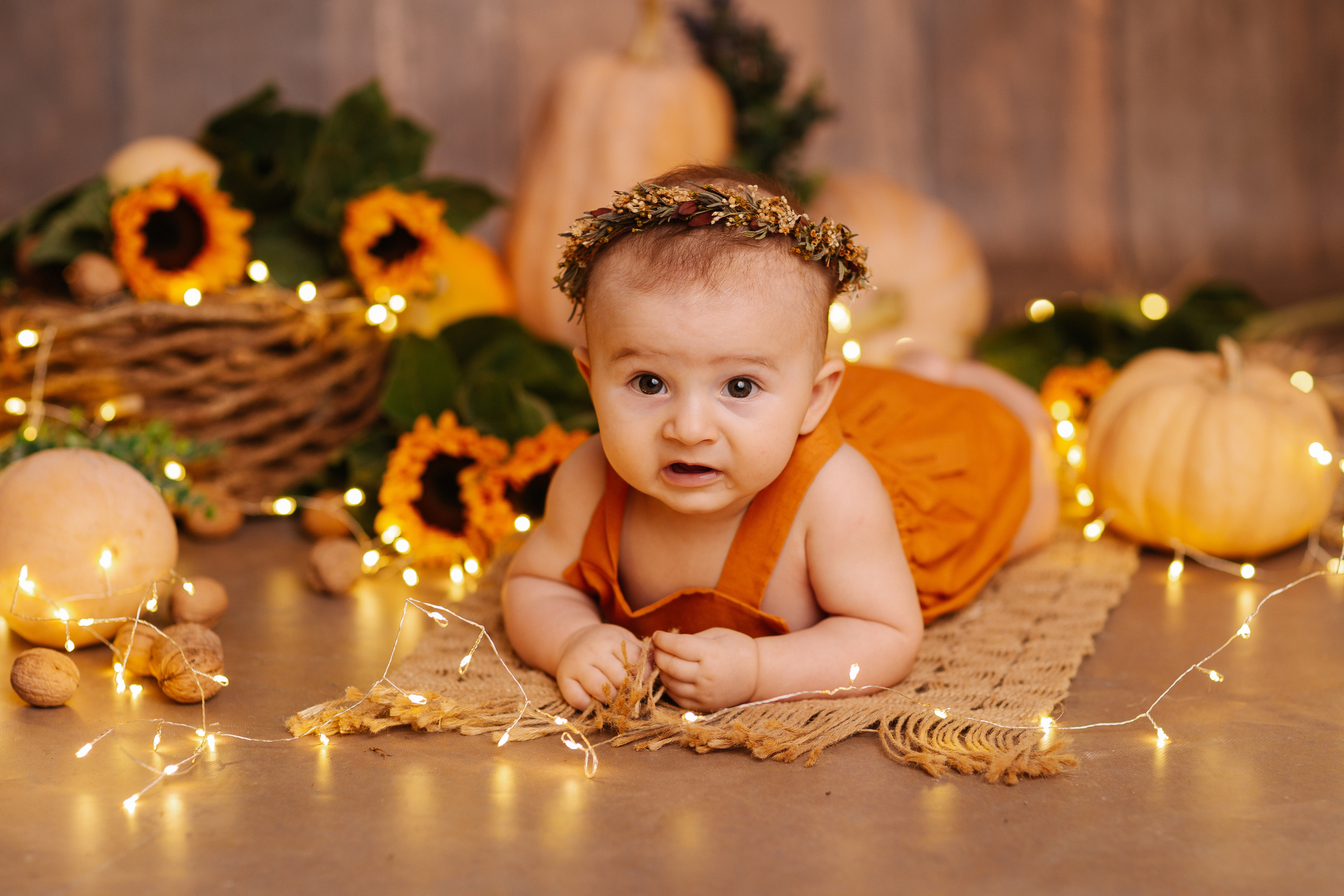 Осень в студии. Фотограф новорожденных и семей Туапсе Краснодарский край Анна Альтман