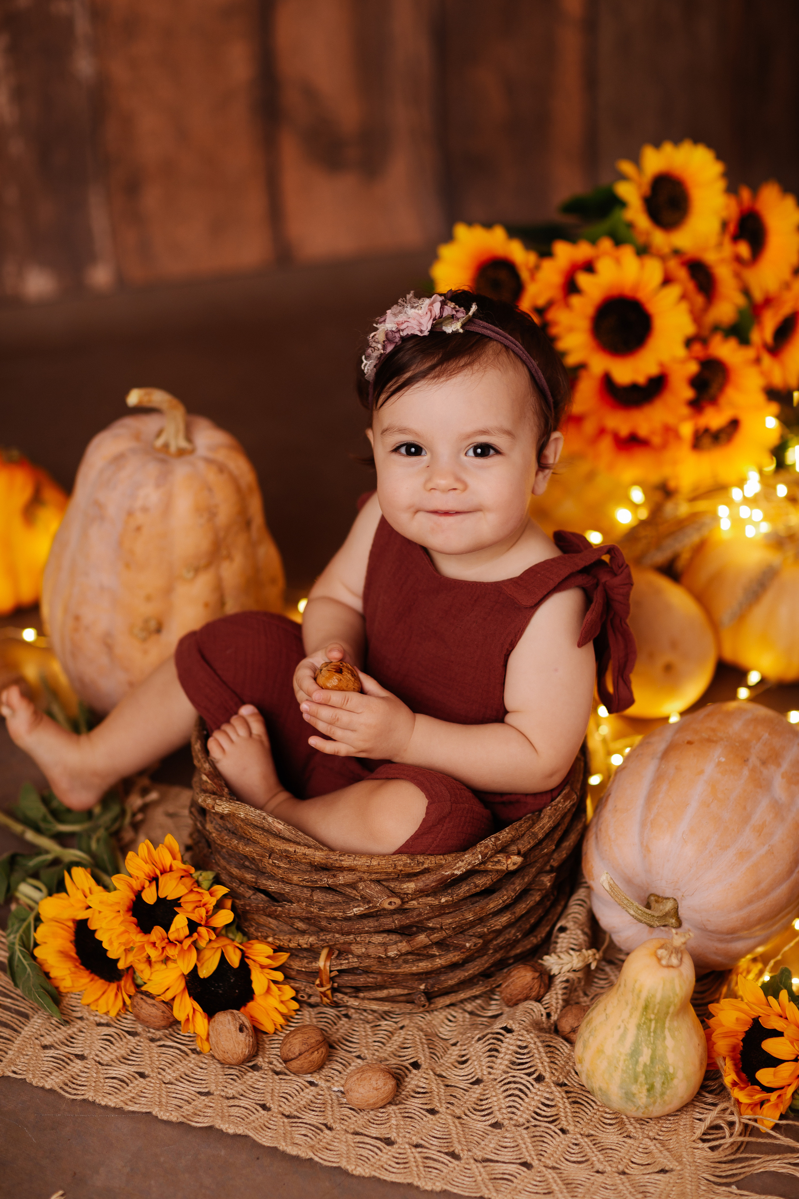 Осень в студии. Фотограф новорожденных и семей Туапсе Краснодарский край Анна Альтман