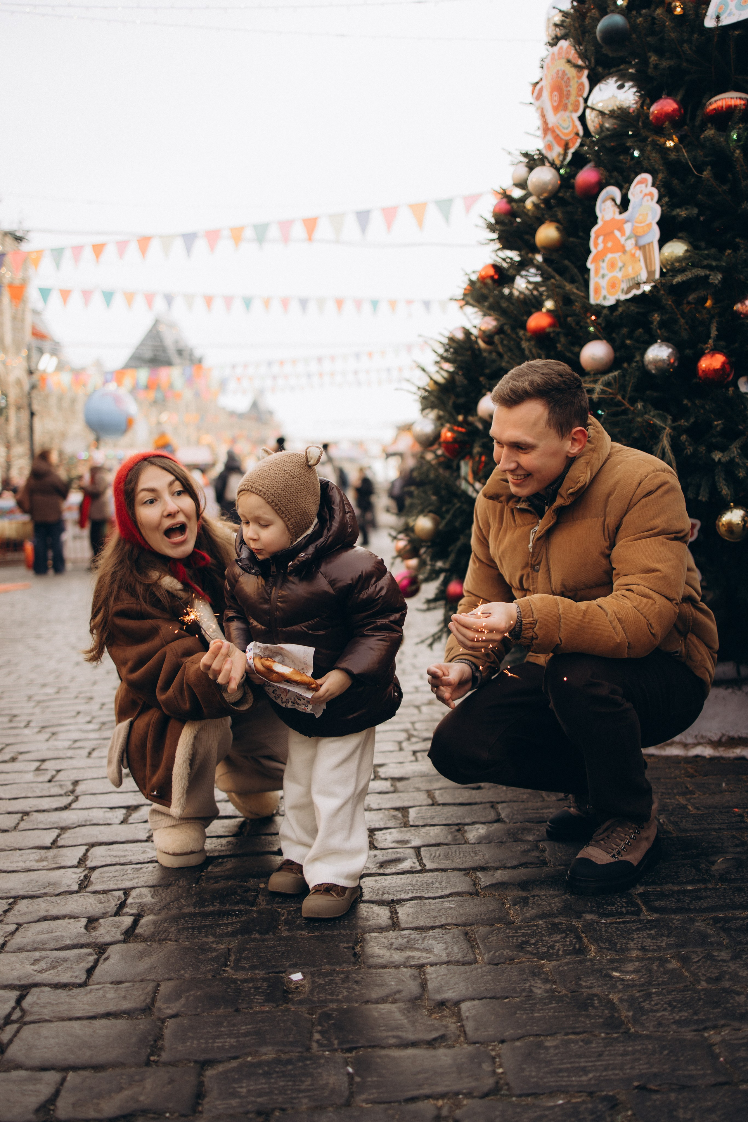 Новый год на ярмарке. Семейный фотограф Москва Наталия Осьмакова