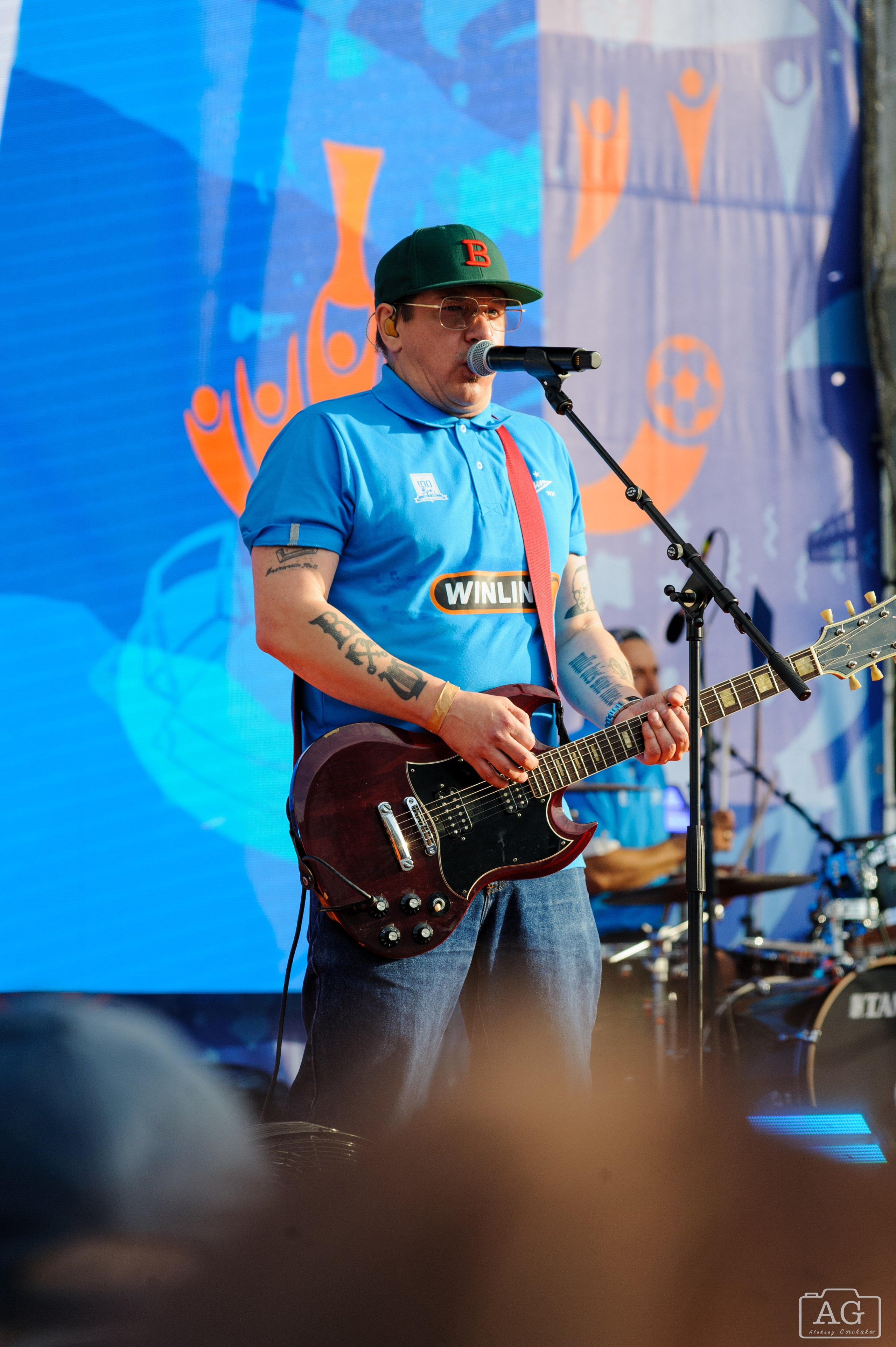 Группа «Кирпичи» на открытой тренировке ФК «Зенит». Алексей Горчаков. Фотограф на ваш праздник