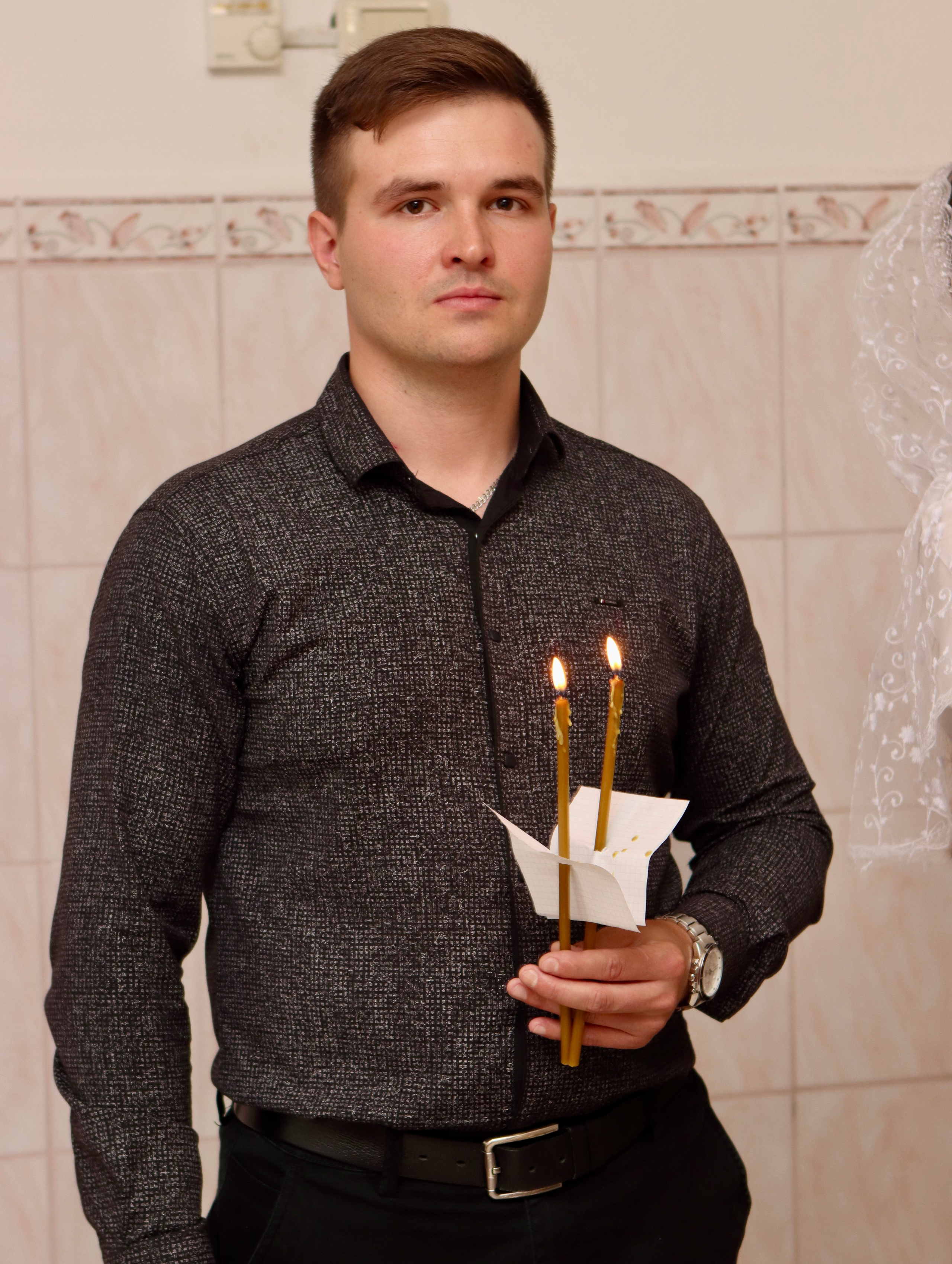 Анастасия и Вадим — крещение Виктории. Фотограф в Курске Смирнов Евгений