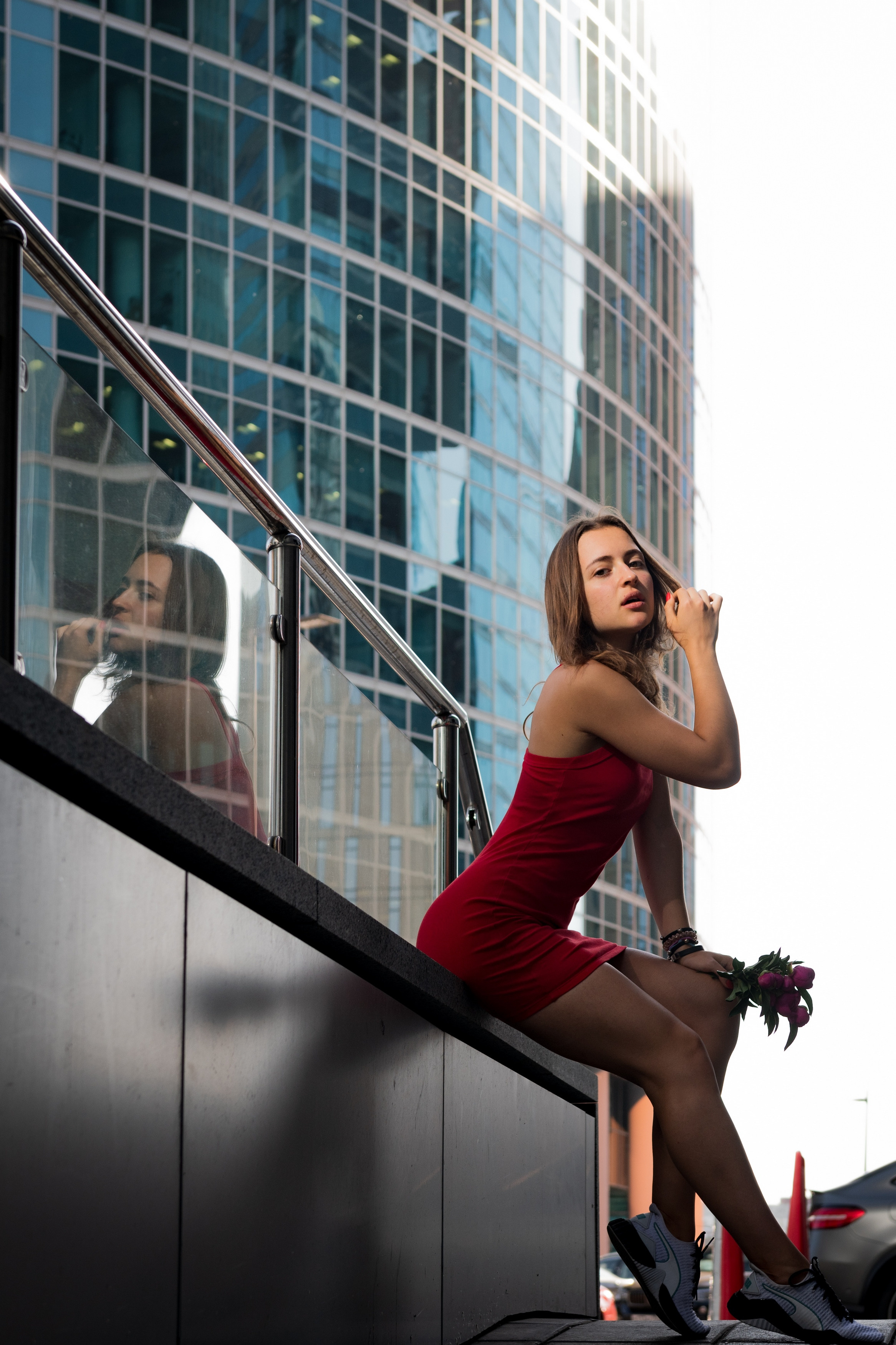 Девушка Москва-Сити 