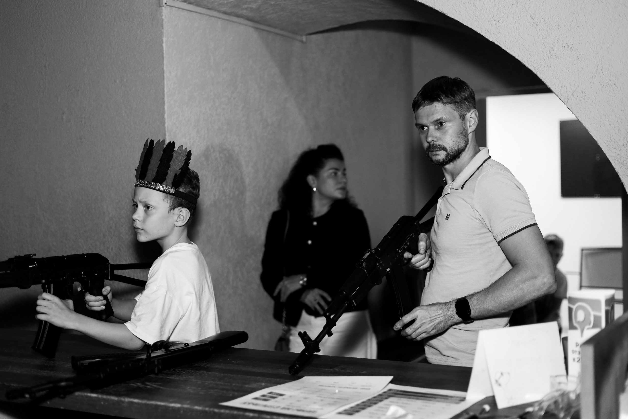 День рождение в стрелковом клубе. Фотограф Надршина Лилия