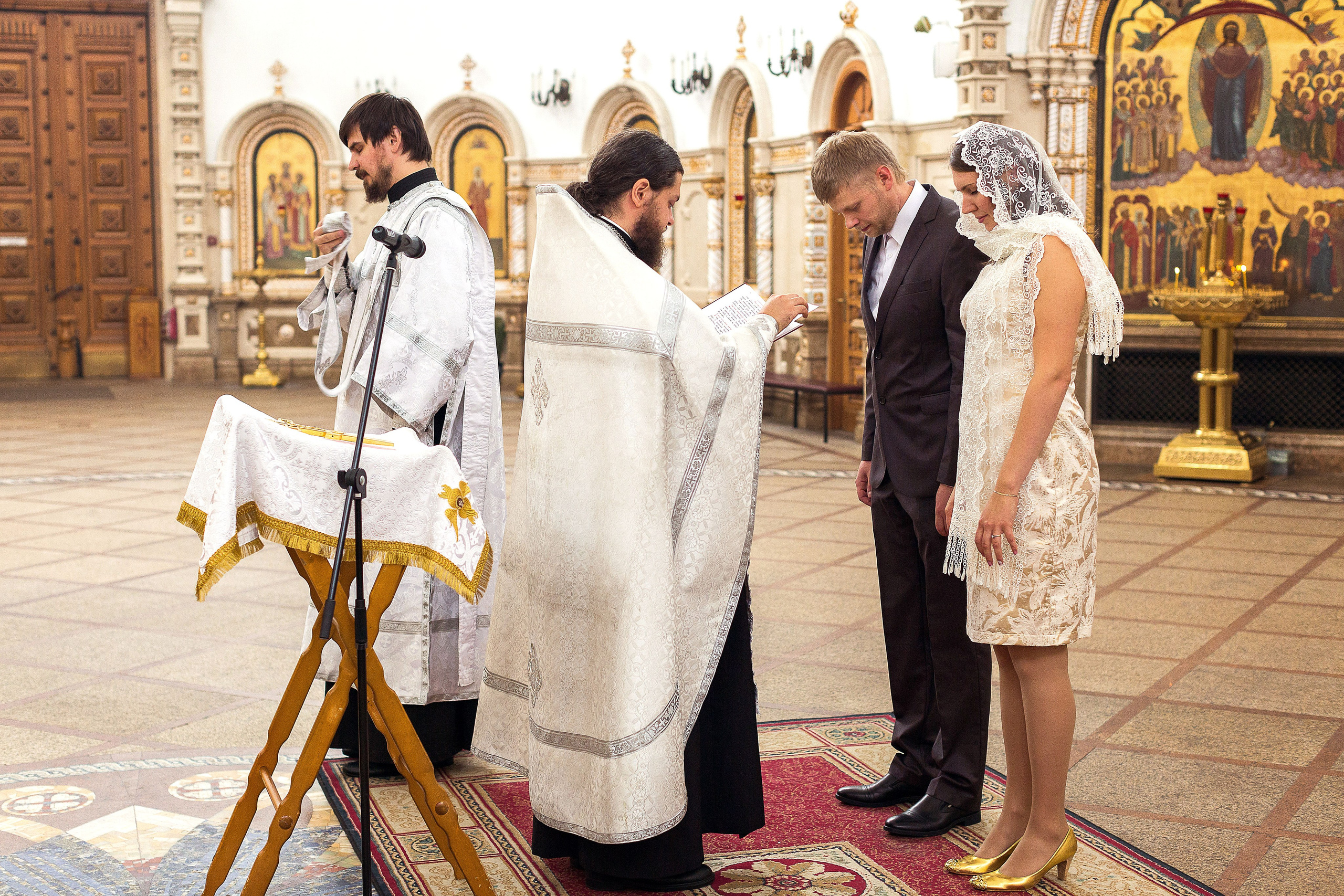 Венчание Светланы и Алексея. Фотограф на Крещение, семейный фотограф в Москве