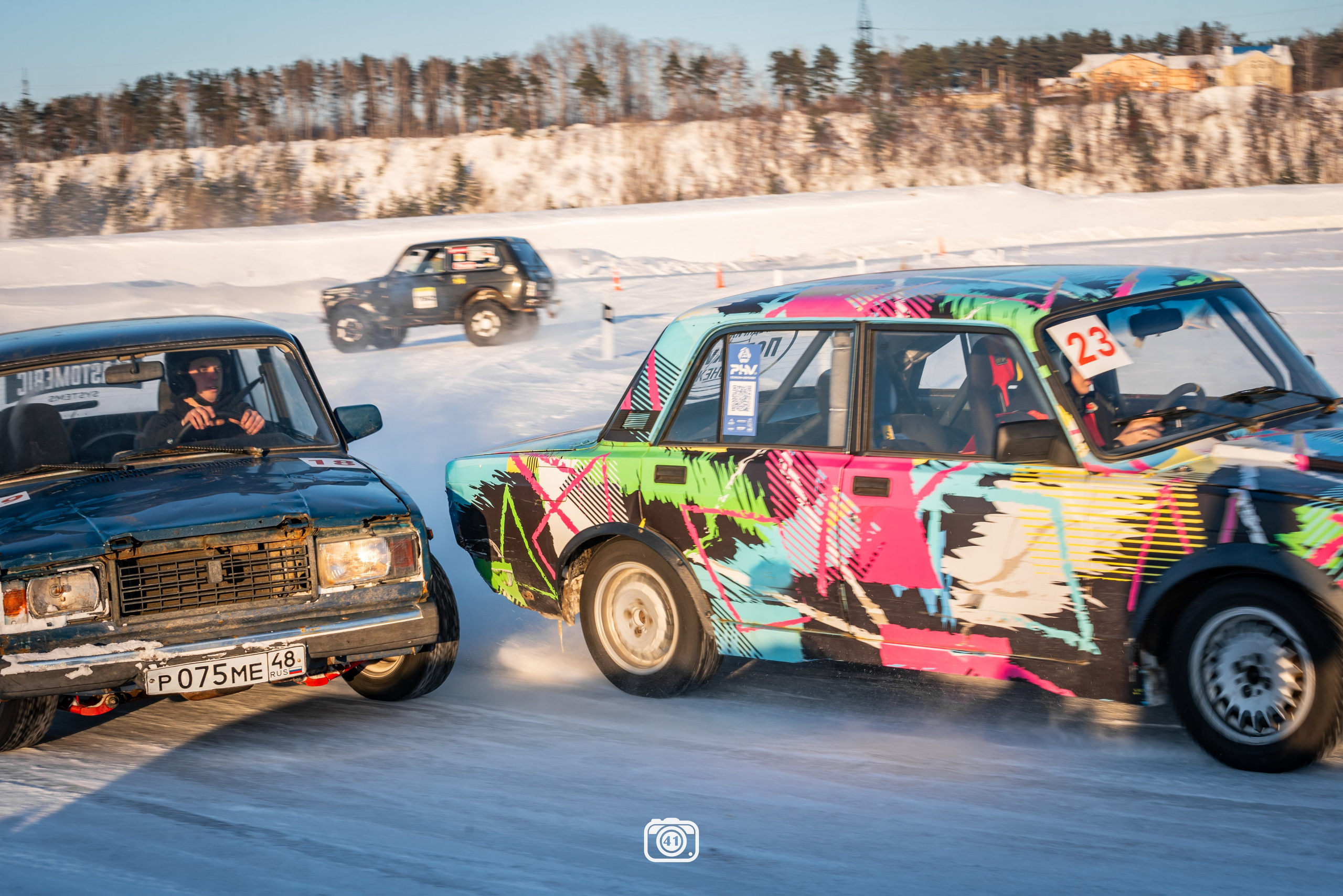 Зимний дрифт. Репортажный фотограф Владимир Шкоткин Липецк