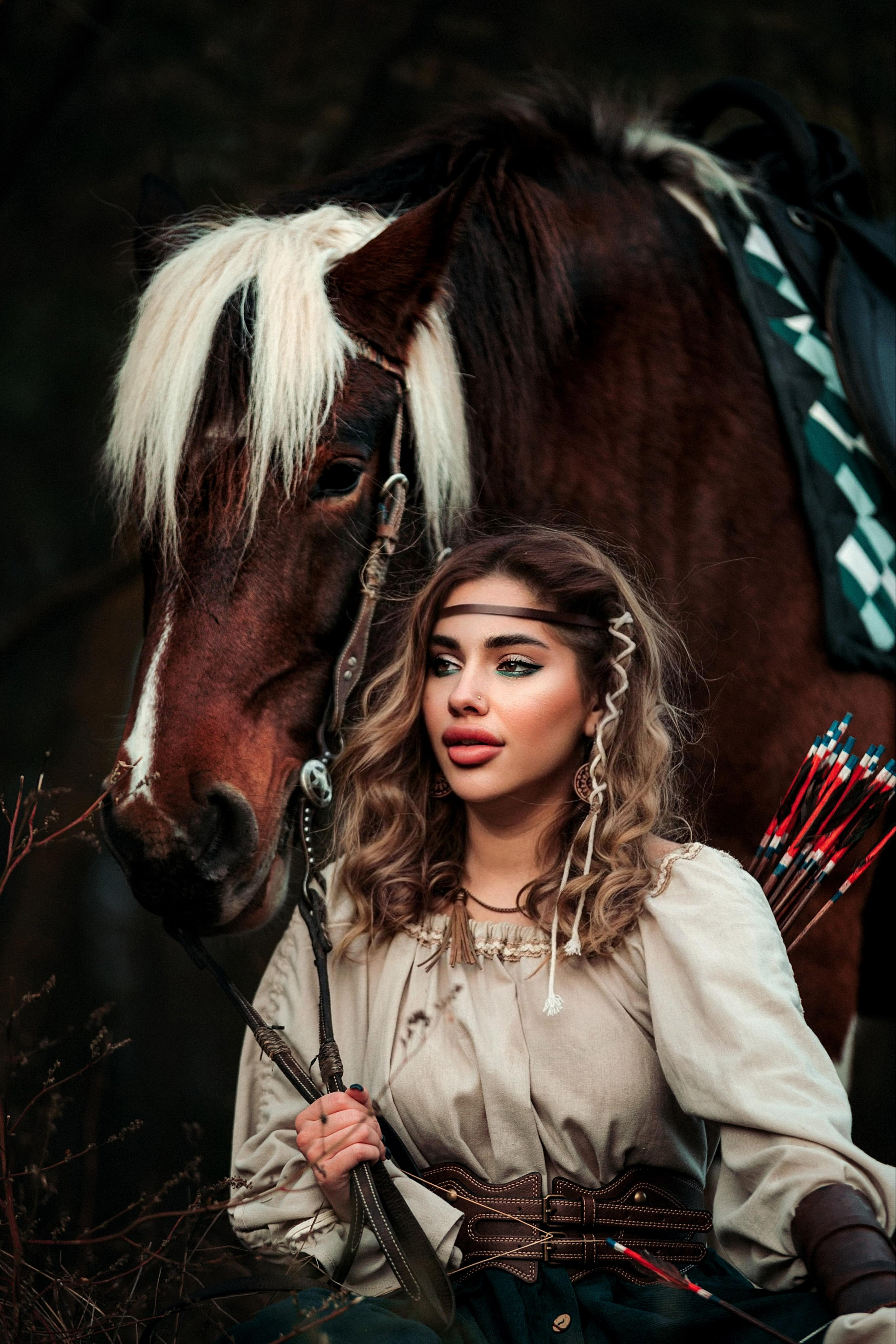 Лучница. Конный и театральный фотограф Анапа