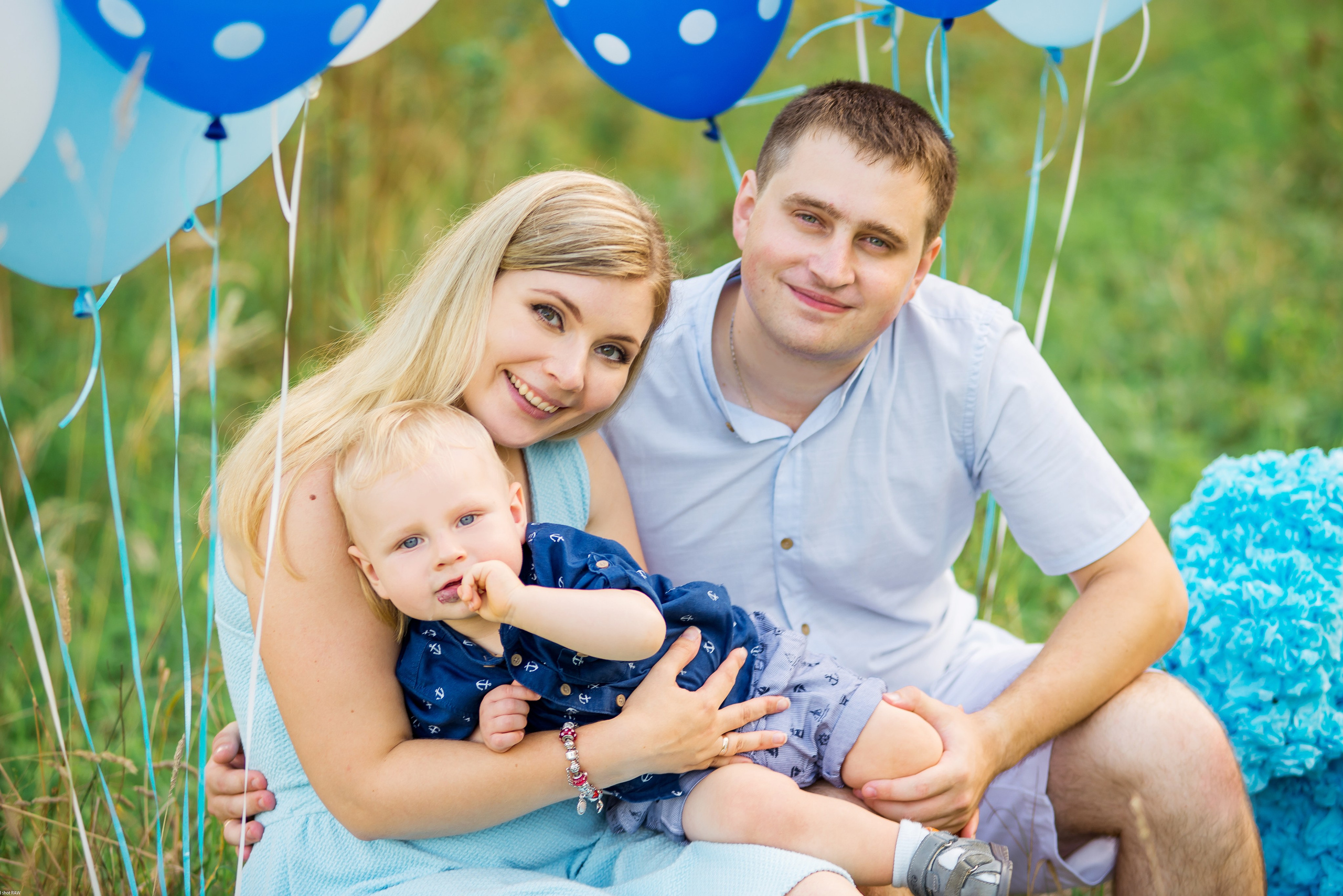 Вова, Маша и маленький Серёжа. Свадебный фотограф в Рязани Вагнер Владимир