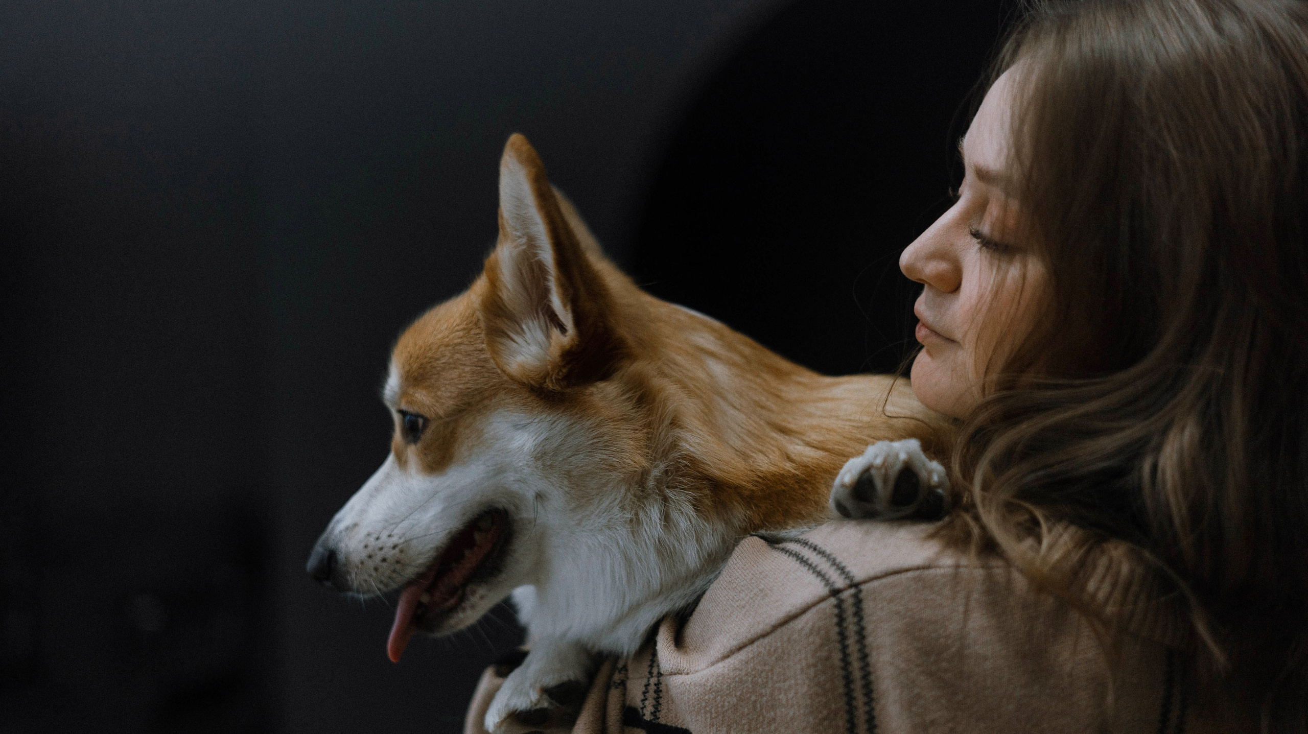 Настя и Мия. Фотограф-анималист Богданова Полина