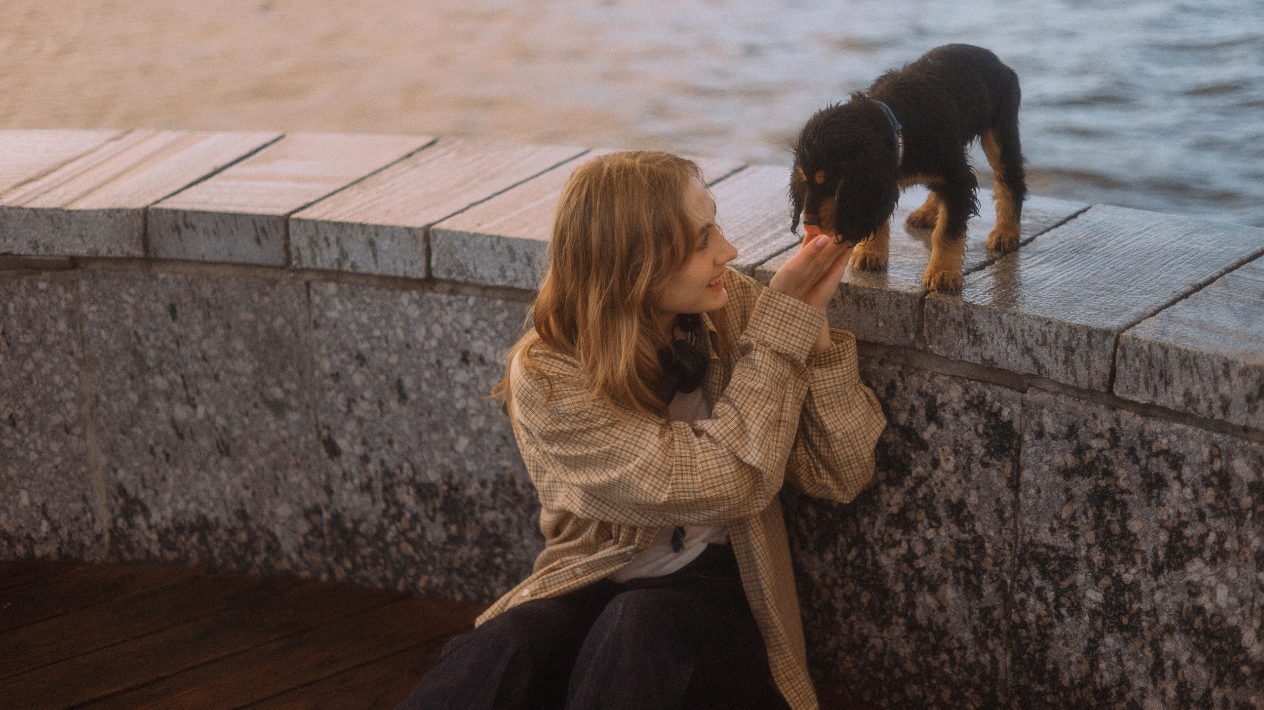 Аня и Ривер. Фотограф-анималист Богданова Полина
