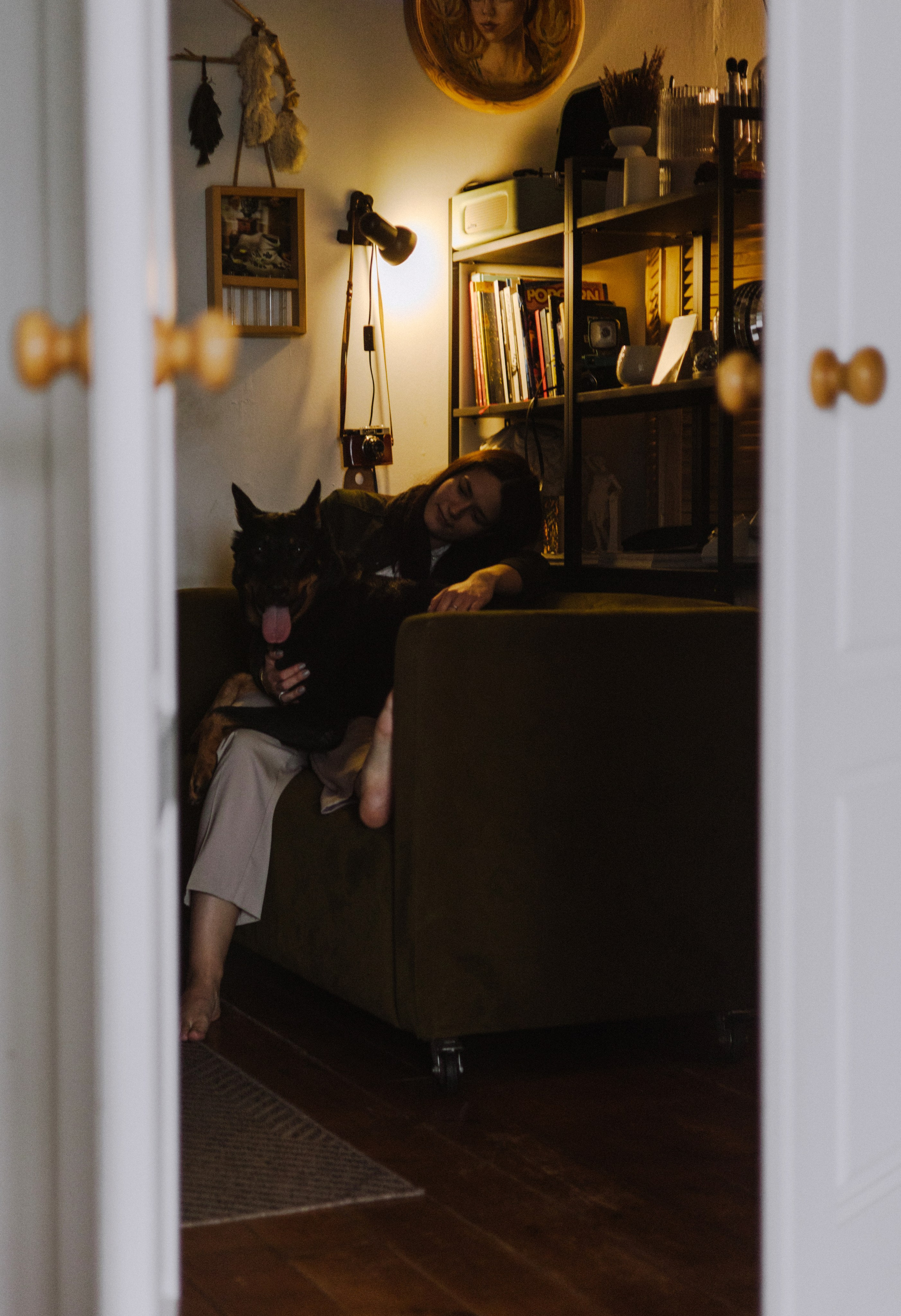 Полина и Зевс. Фотограф-анималист Богданова Полина