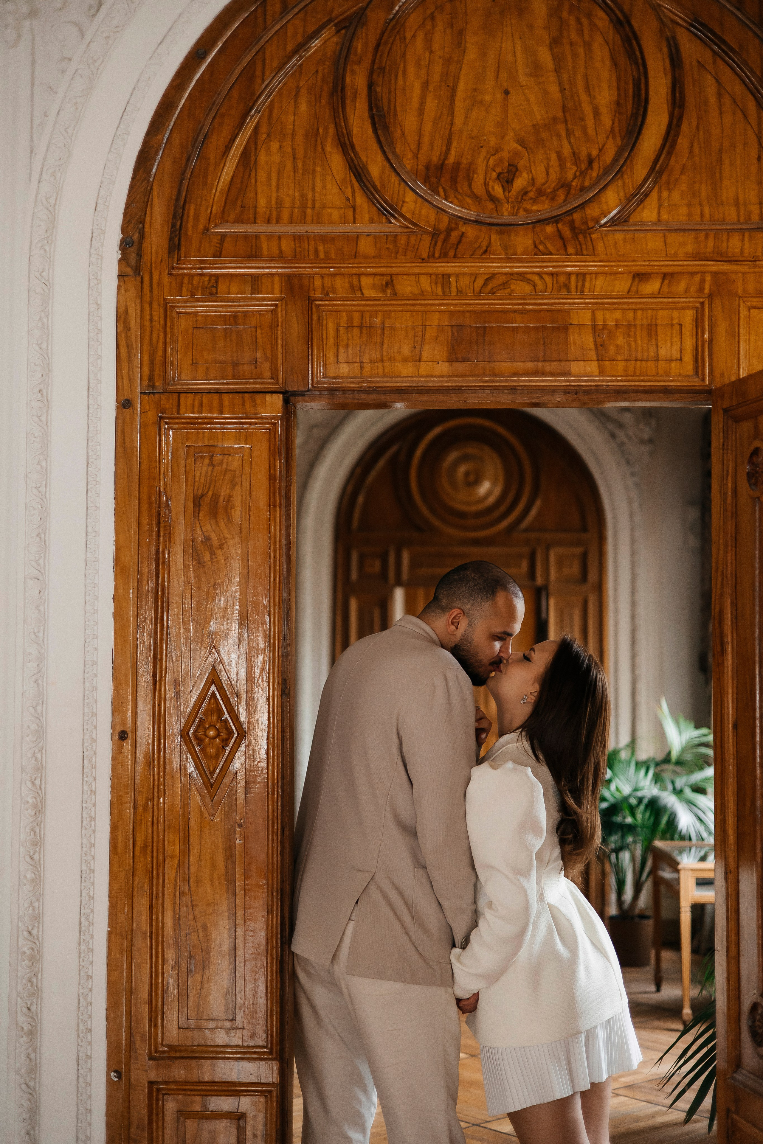 Анастасия и Мостафа (библиотека + прогулка). Фотограф в Москве Екатерина Потапова