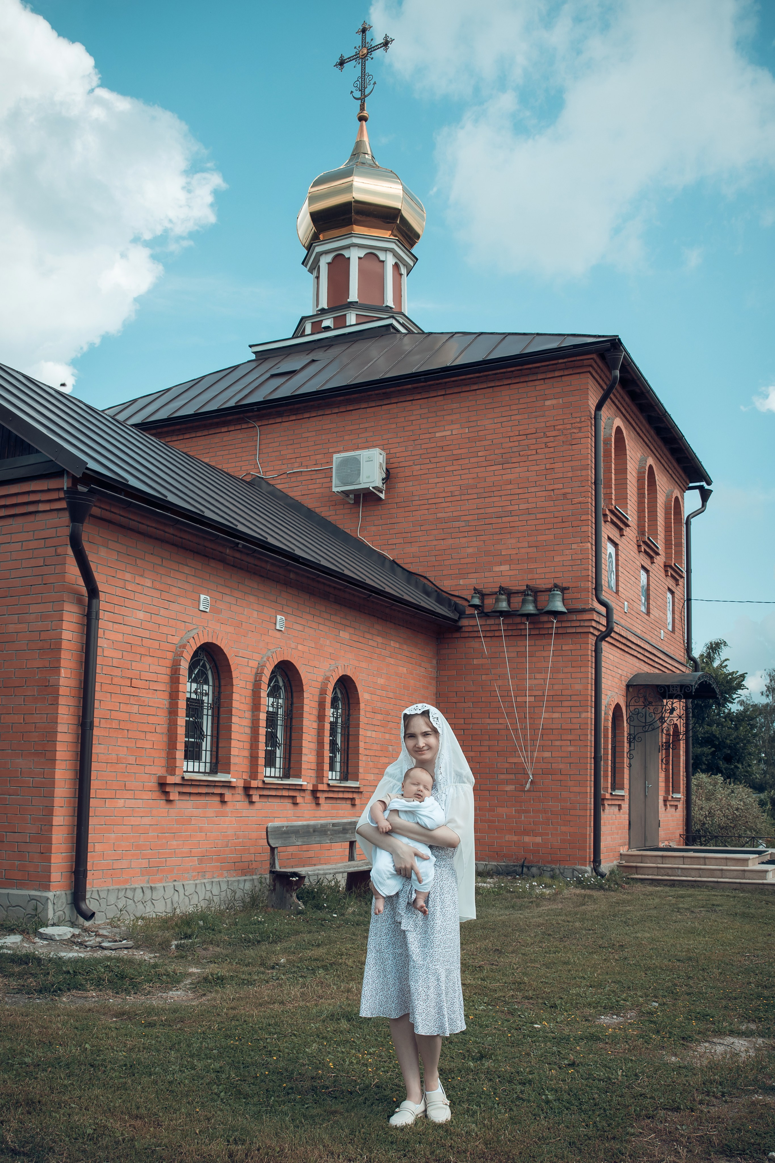 Таинство Крещения Анатолия. Церковь Троицы Живоначальной в Мурмино. Семейный фотограф в Рязани и Рязанской области