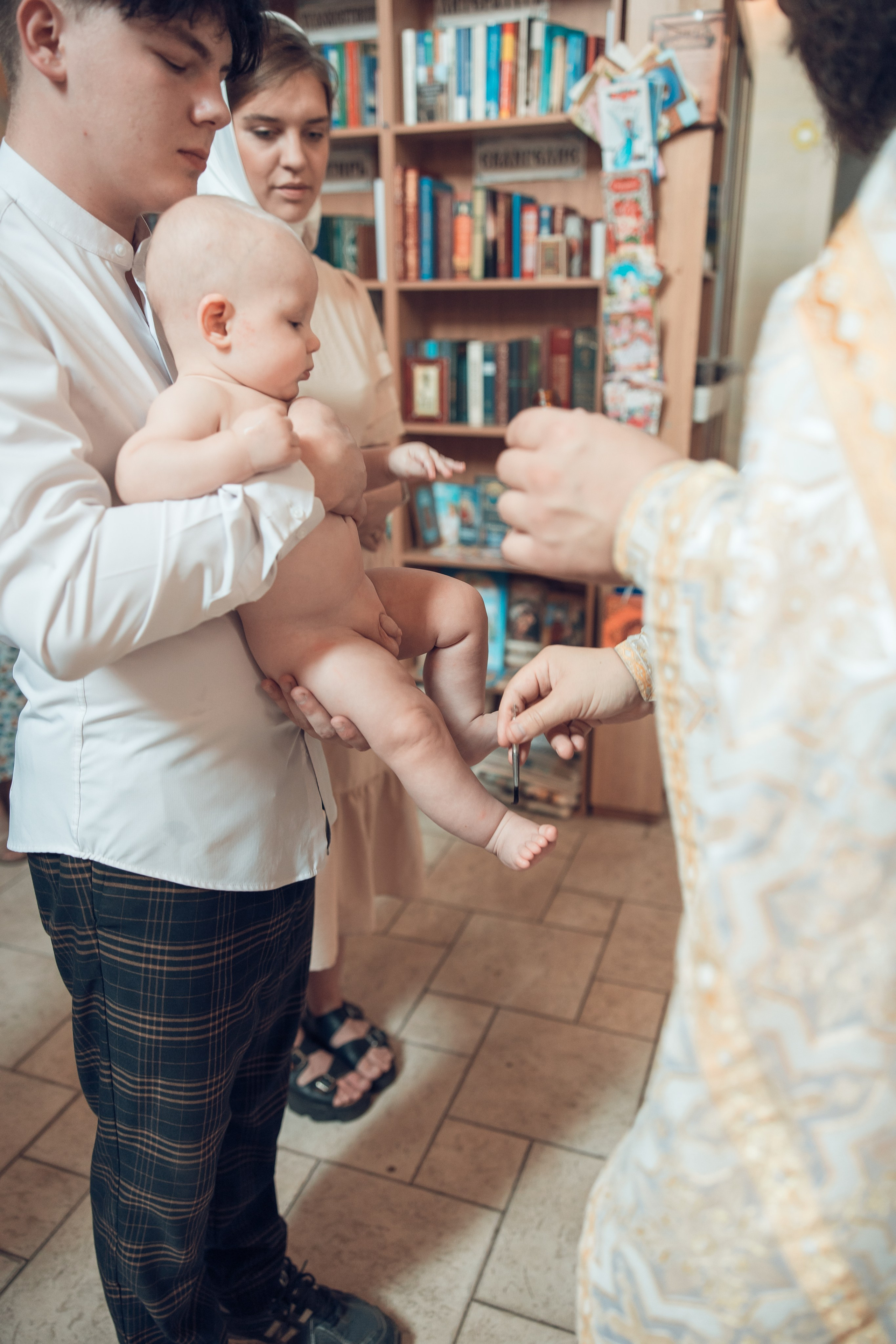 крещение в храме Всецарица, крещение у Павла Конькова