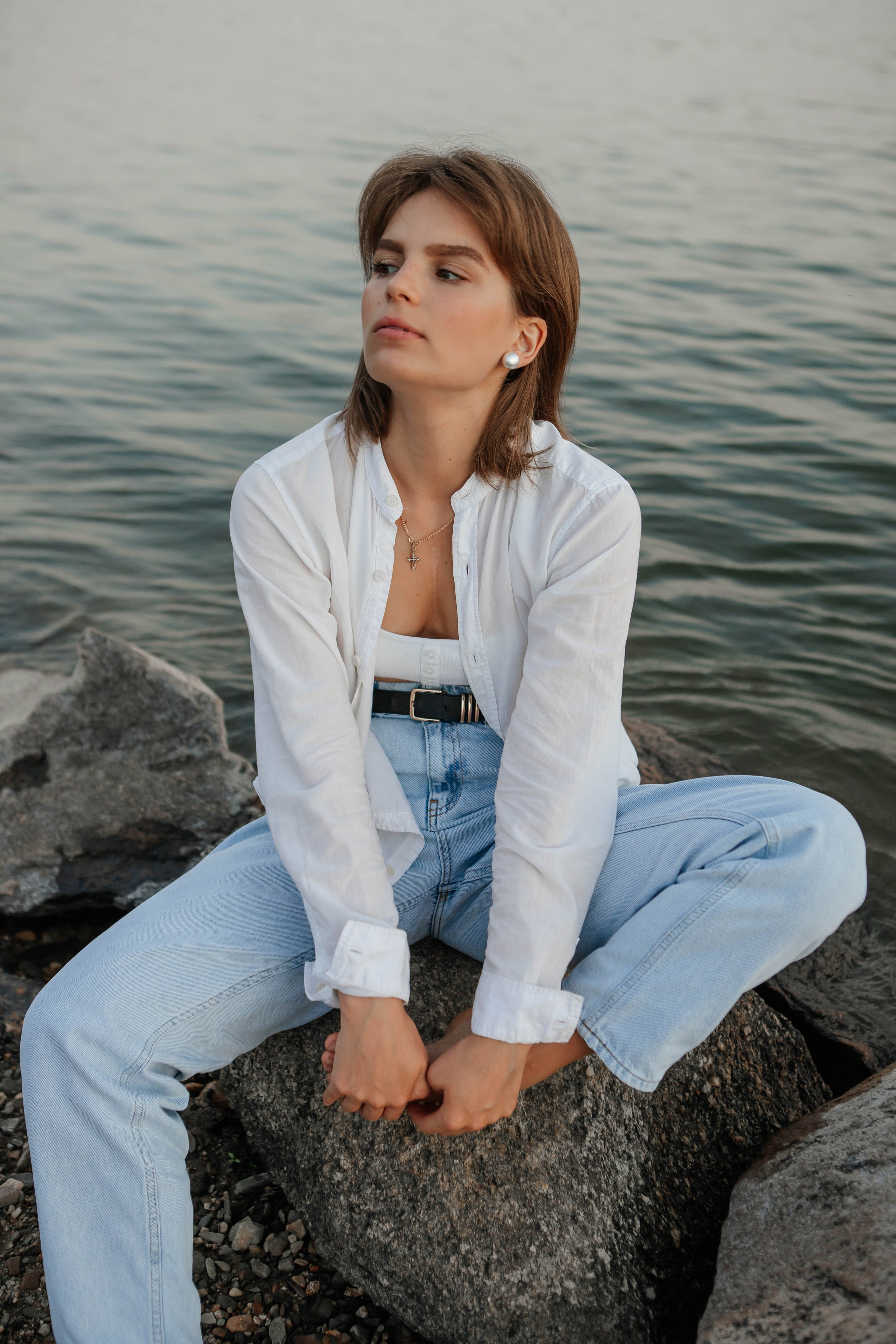 Анастасия у реки. Фотограф Санкт-Петербург Раднаева Юлия