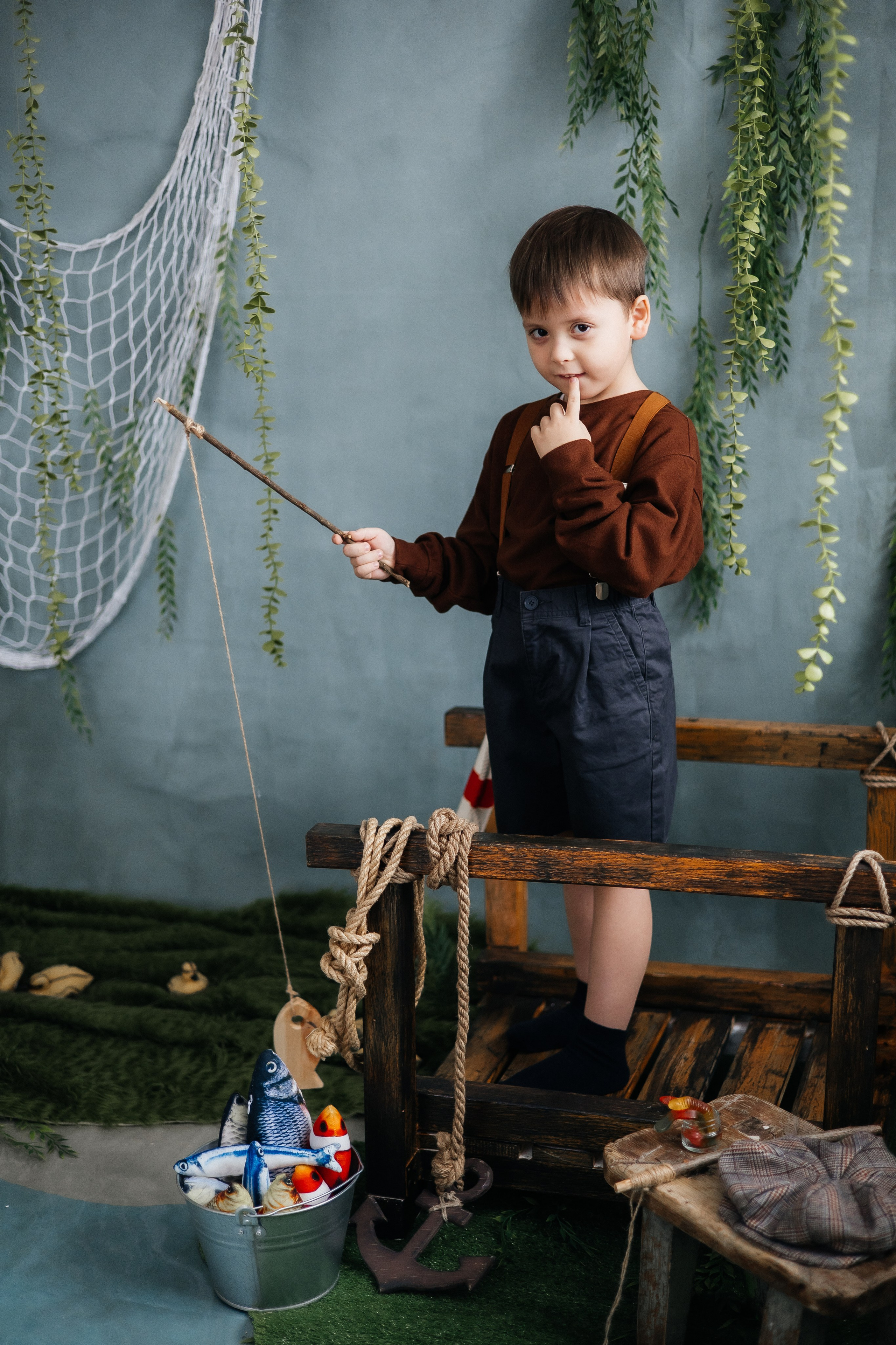 Рыбалка. Фотограф новорождённых Екатерина Боброва. Ульяновск