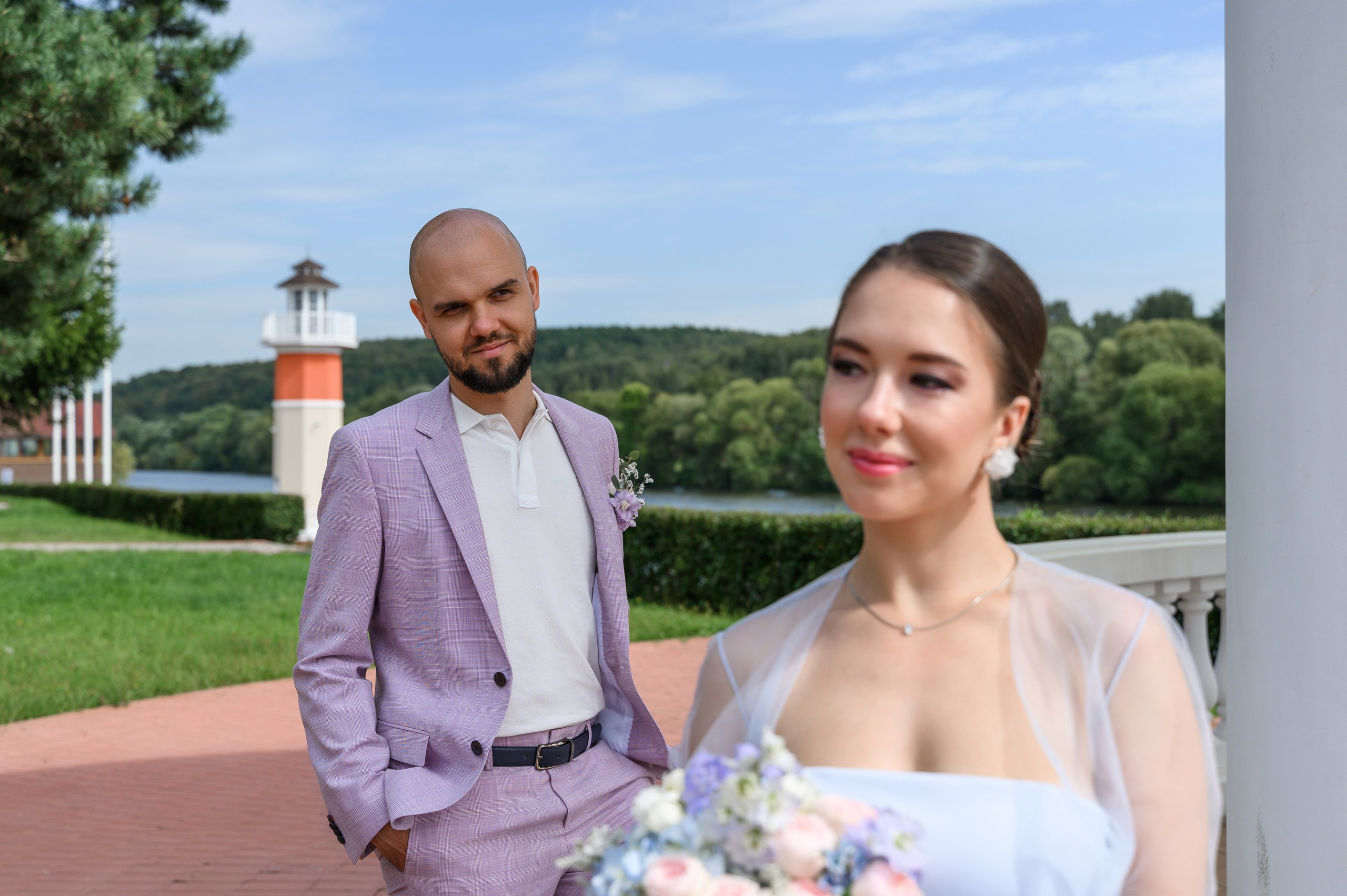 Свадебная фотосессия ресторан «Белый берег». Свадебный фотограф Москва Юрий Кульман