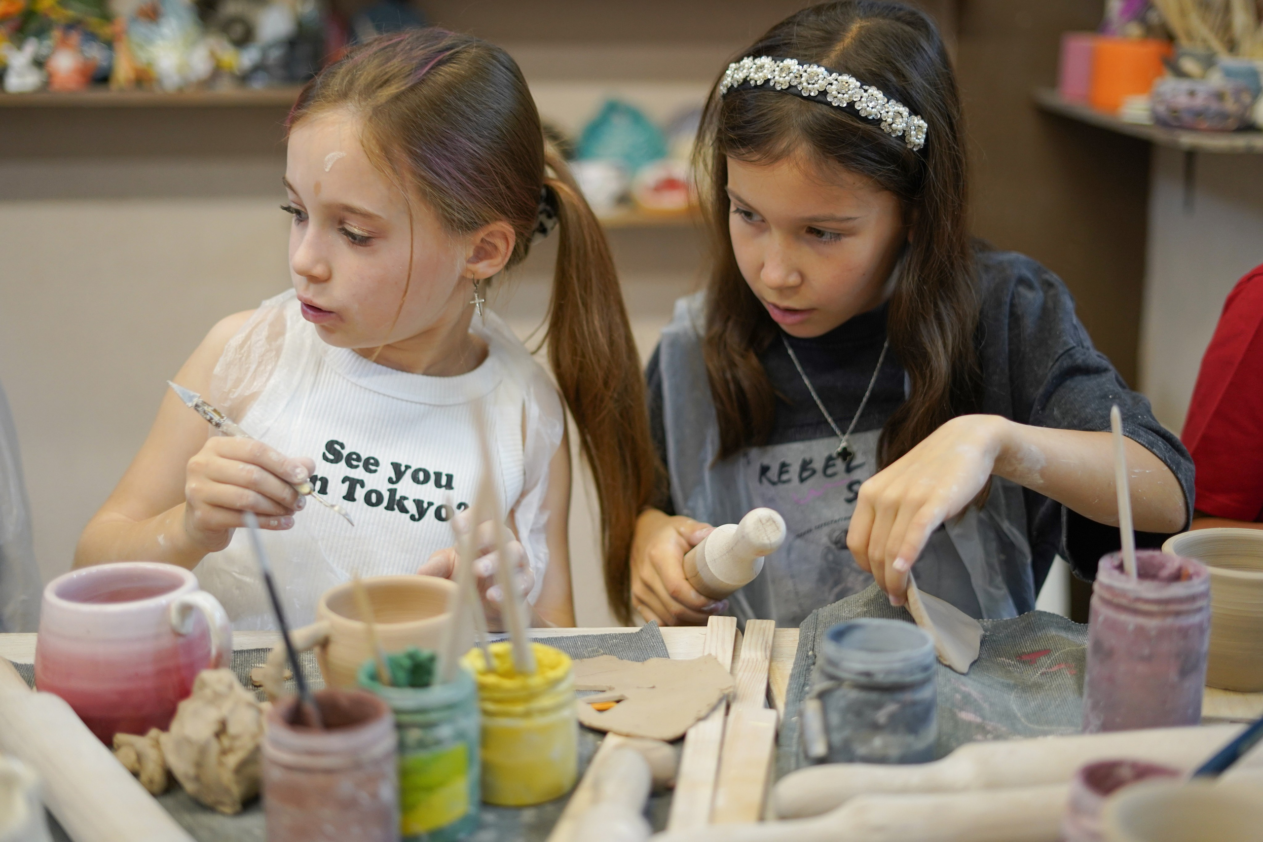 Сьемка в гончарной мастерской. Главная