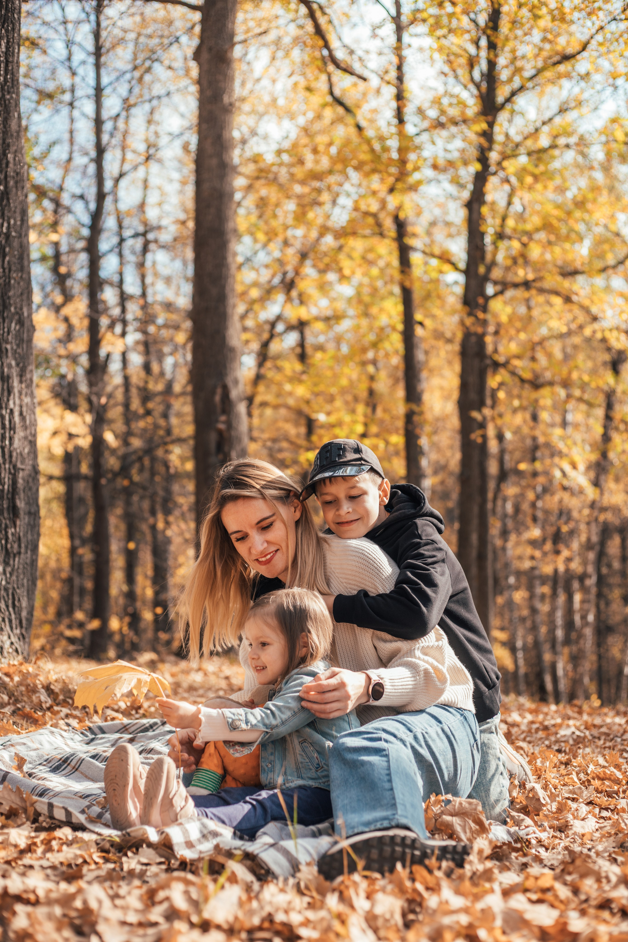 Денис, Мария, Семен и Алиса. Регина Мингалимова, семейный и свадебный фотограф в Казани