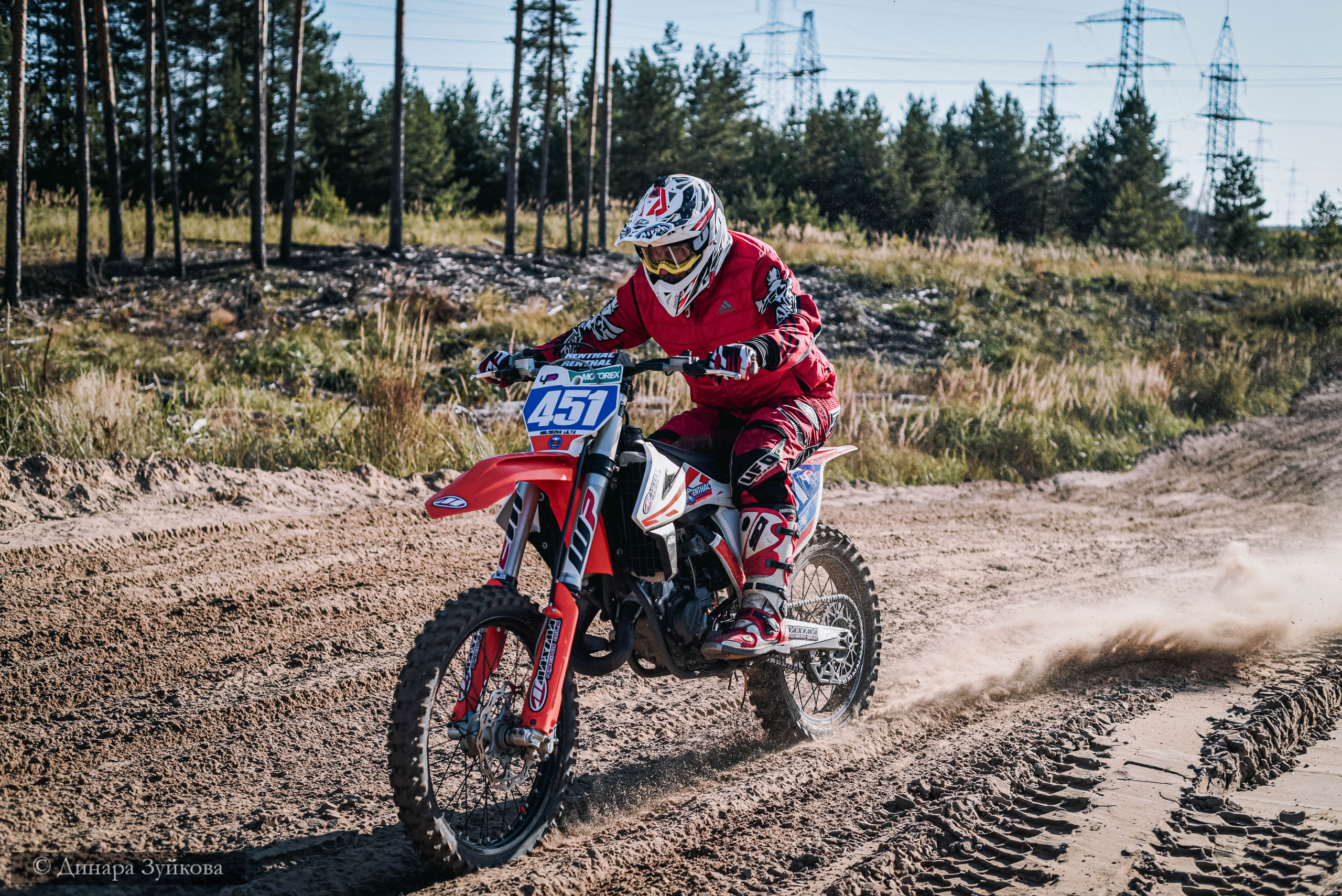 Тренировка по мотокроссу. Мотофотограф в Нижнем Новгороде Динара Зуйкова