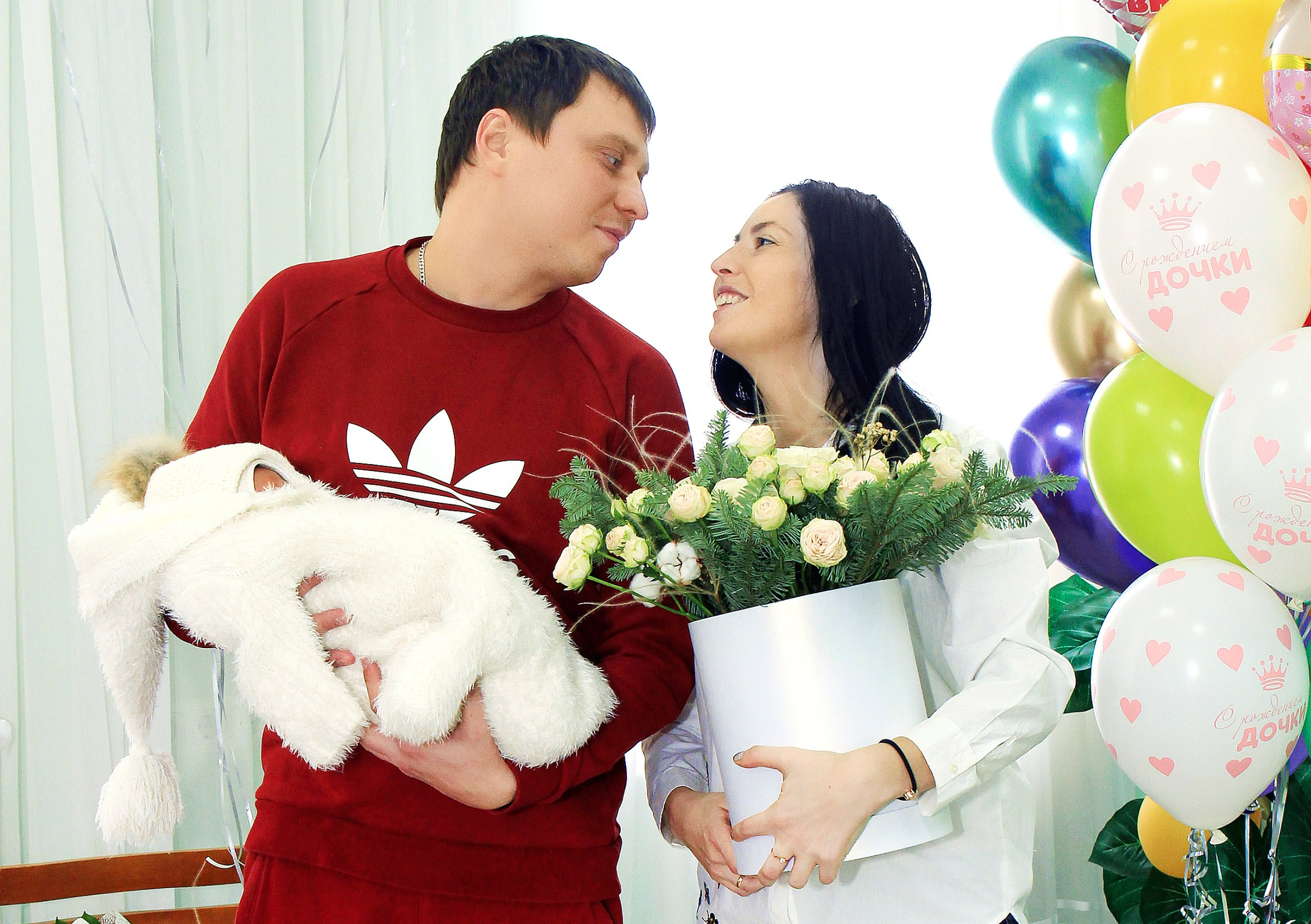 Выписка из роддома. Игорь Варава свадебный фотограф видеограф Белая Глина Краснодар