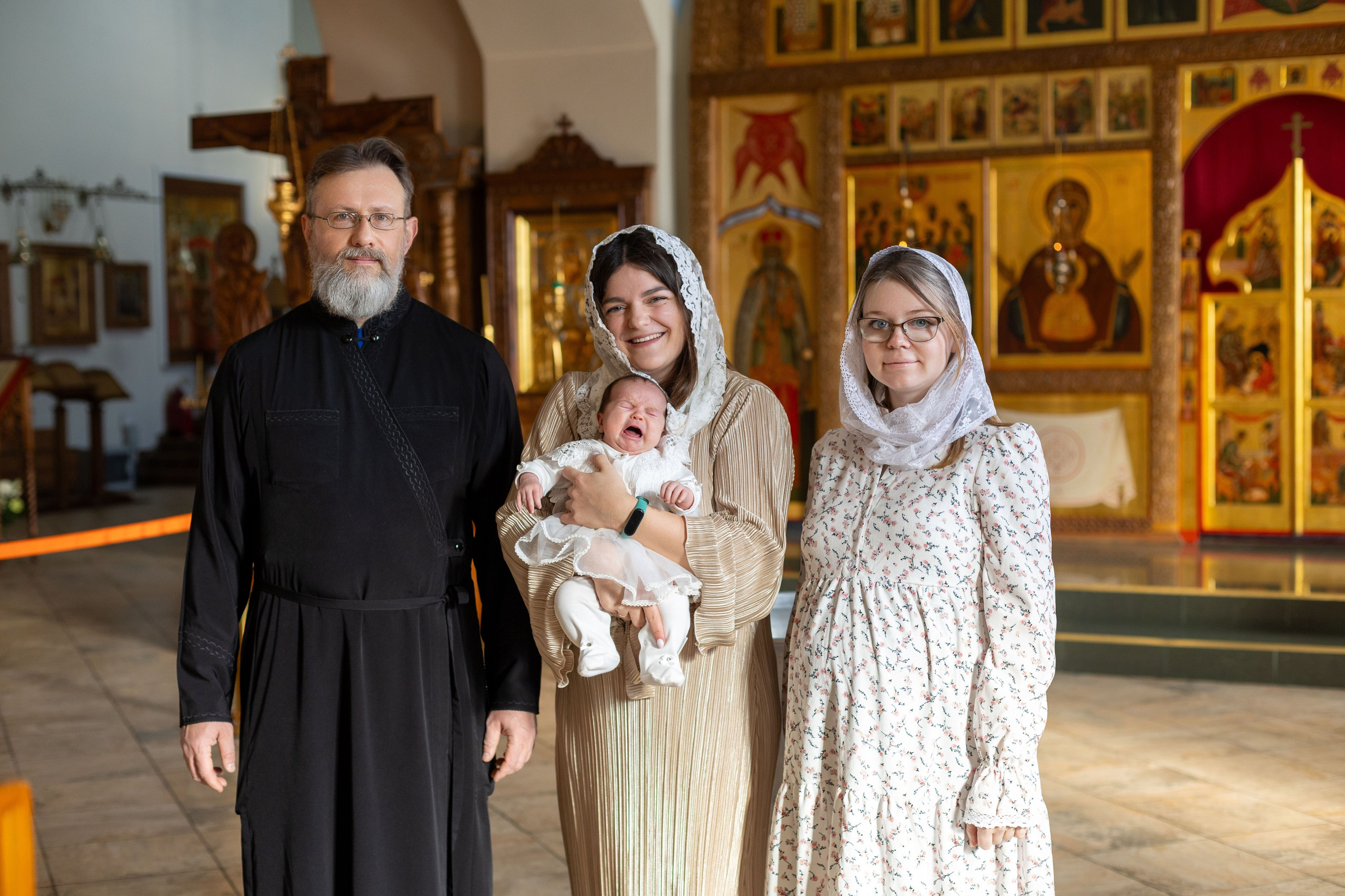 Крещение Милании. Семейный и детский фотограф Анна Петракова