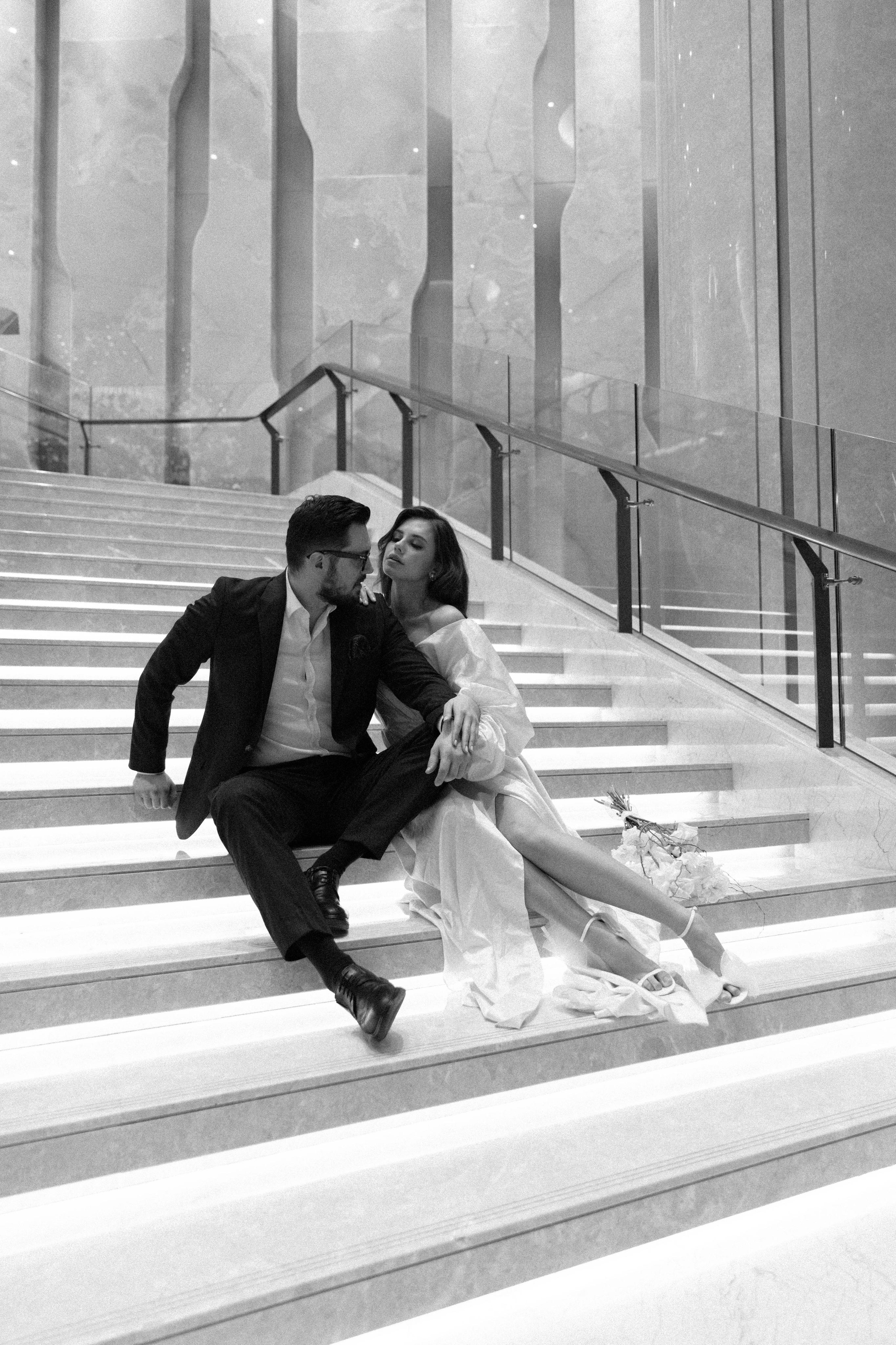 Совместные сборы в отеле. Свадебный фотограф Полина Панина