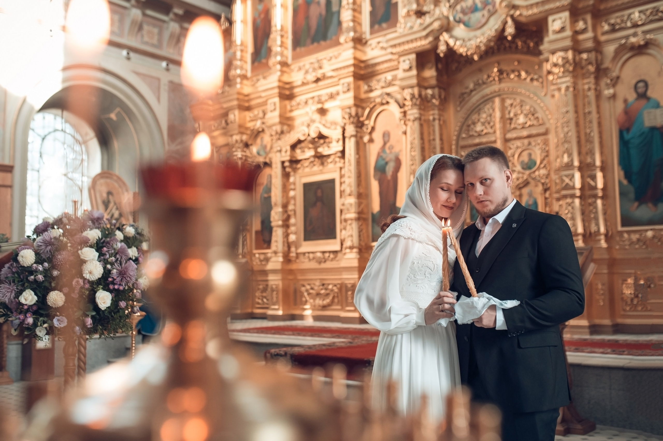 Таинство Венчания Христорождественский кафедральный собор. Семейный фотограф Олеся Батурина Рязань