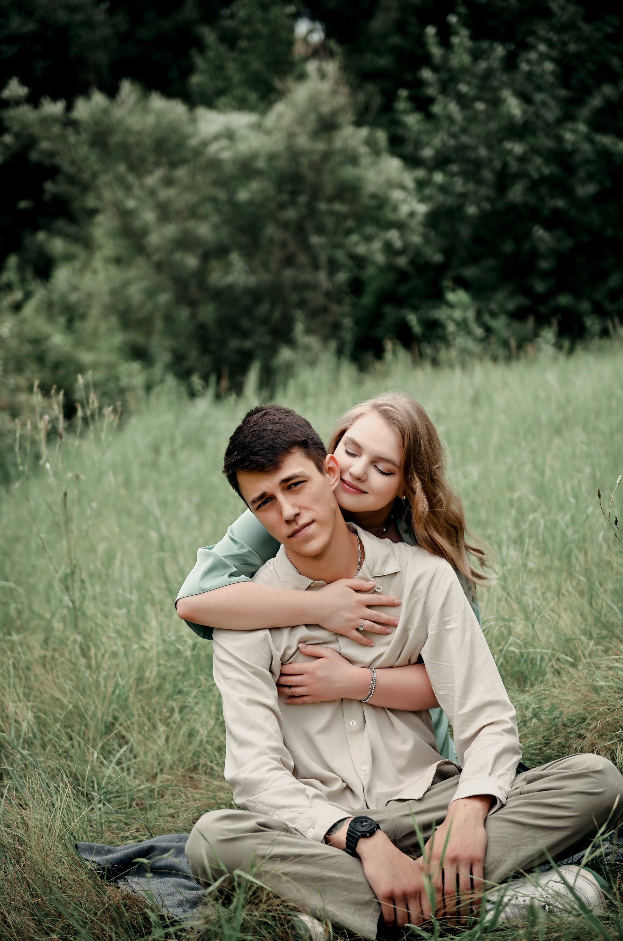 Love story прогулка вместе с песиком))). Свадебный, семейный, детский, контент фотограф в Омске Максим Ильин