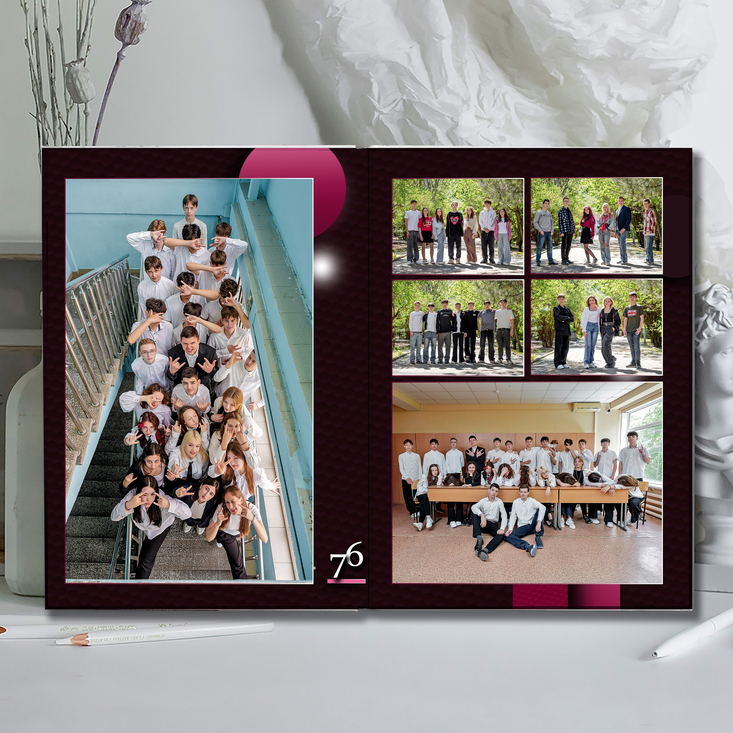 Выпускной альбом для выпускников школы (Дизайн № 208). Современные Выпускные Альбомы в Ростове-на-Дону