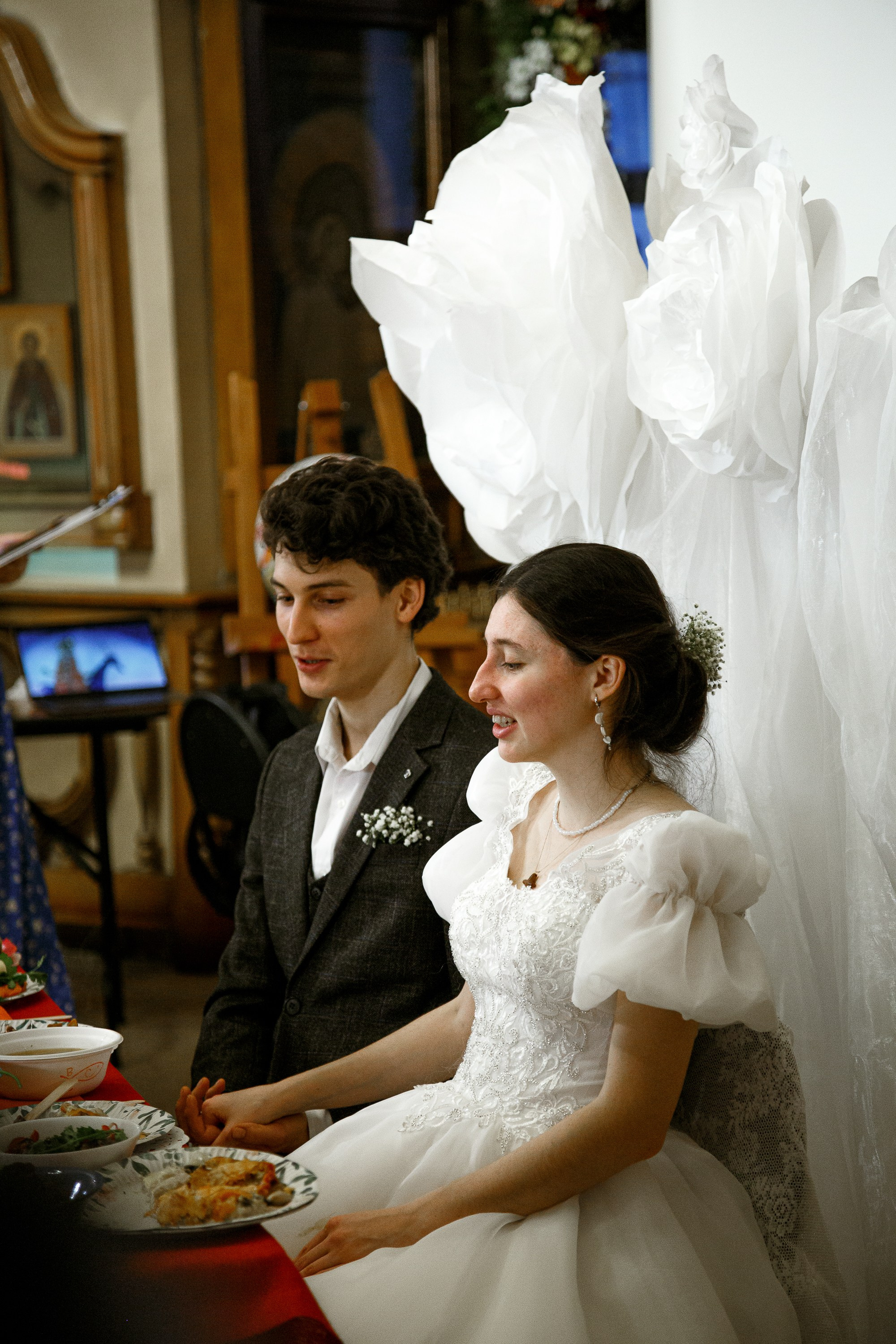 Венчание в храме Космы и Дамиана в Шубине