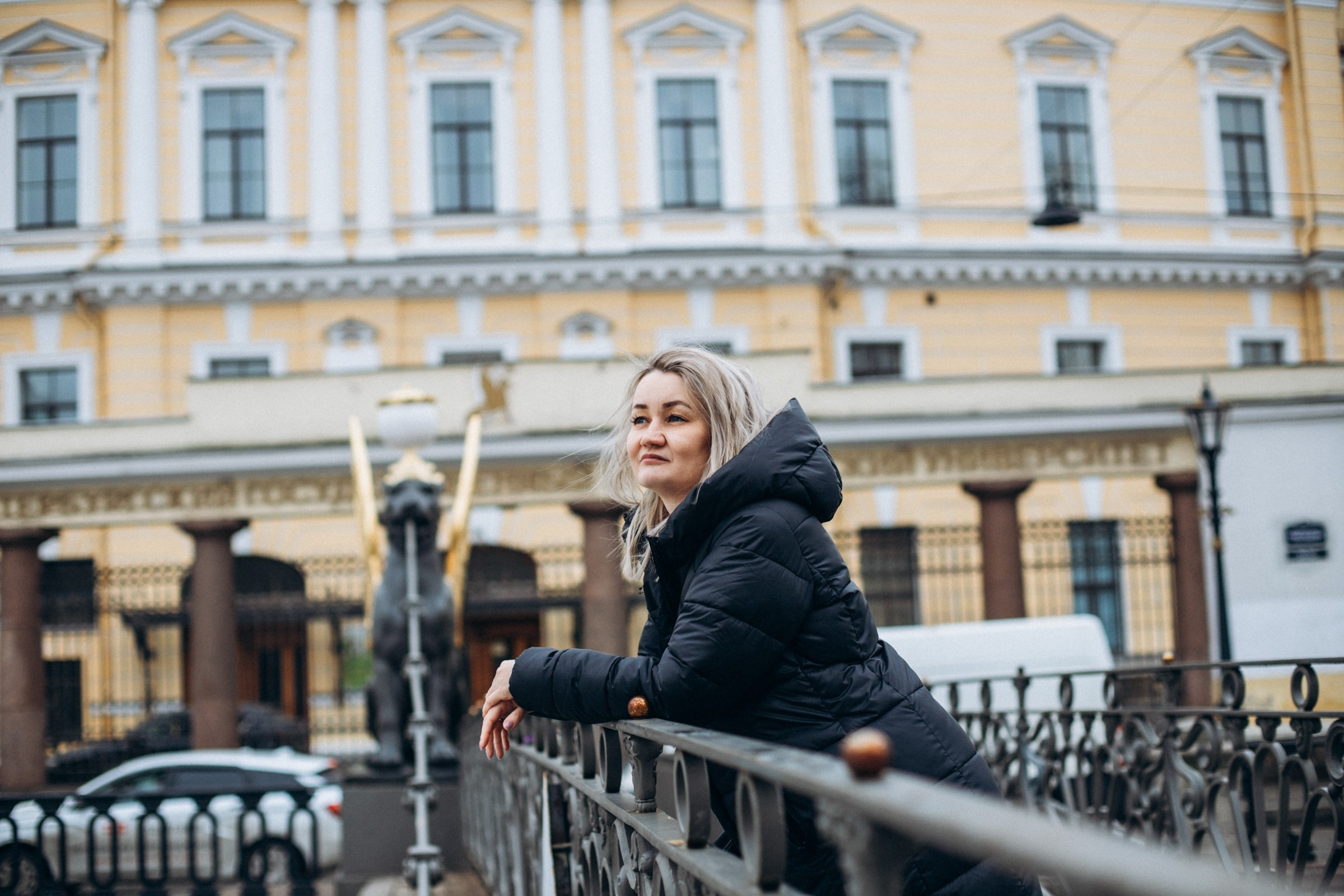 Юлия в феврале. Фотопрогулка в Петербурге. Индивидуальный и семейный фотограф в Санкт-Петербурге