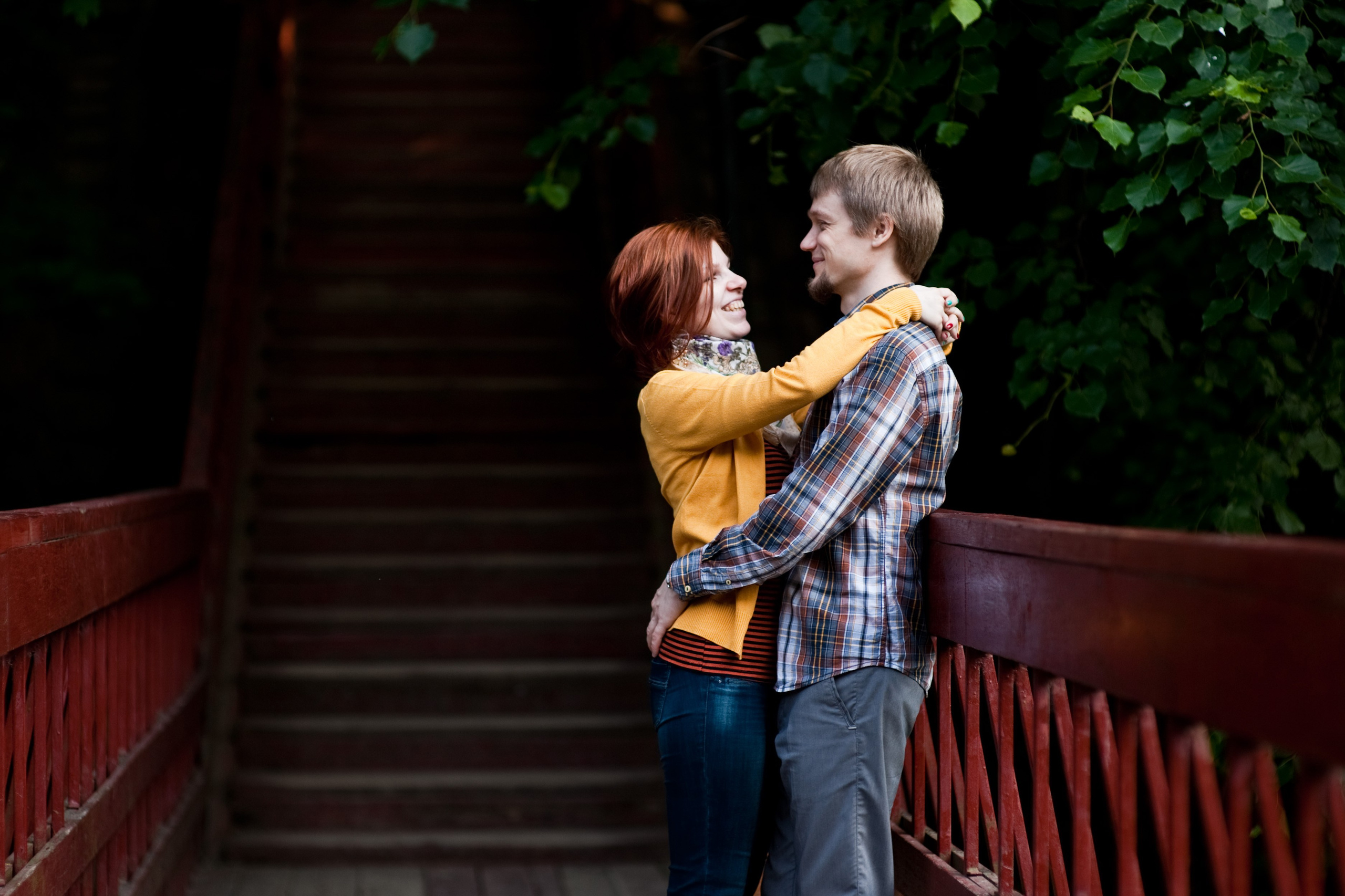 Мария и Александр. Прогулка, Москва. Семейный фотограф Анна Дубовская