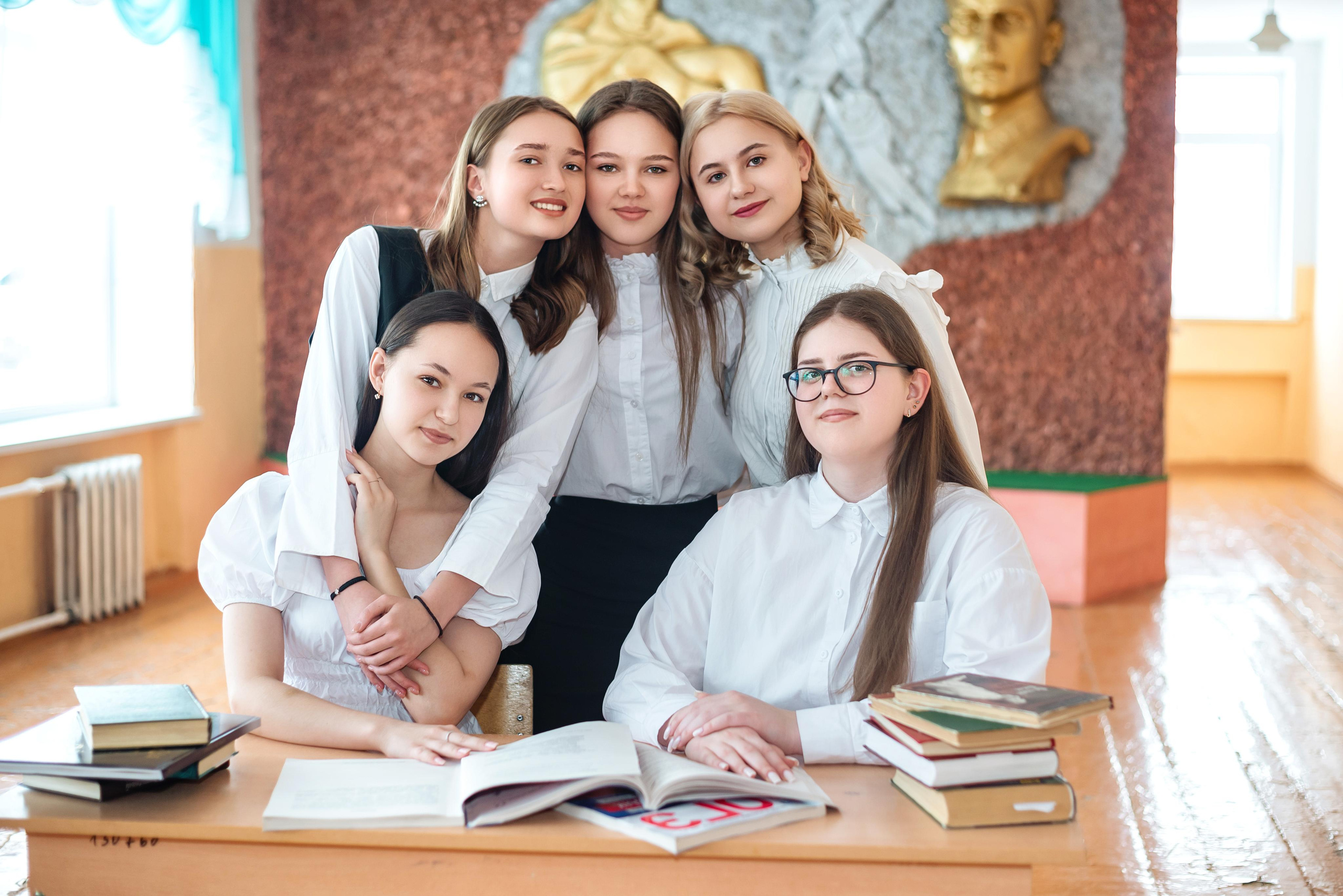 Съёмки в школе. Выпускные альбомы. Южноуральск