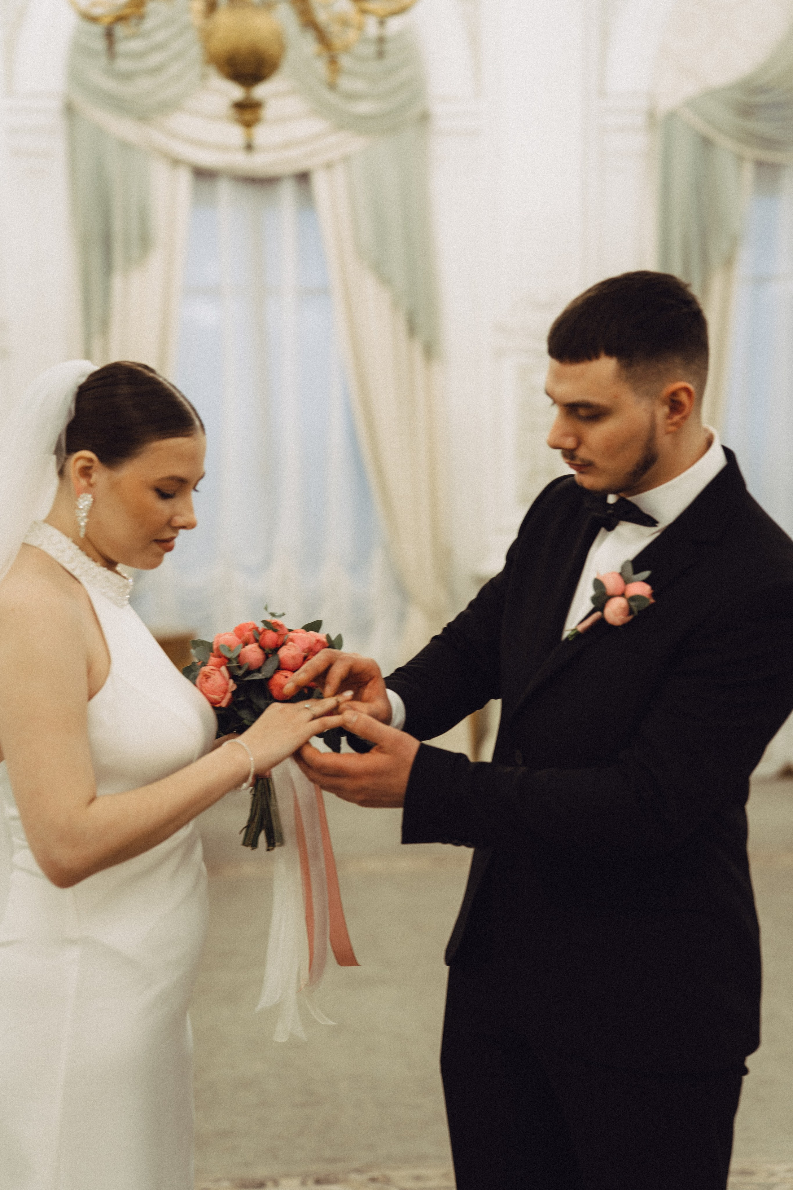 СВАДЕБНАЯ СЬЕМКА В ПЕВОМ ДВОРЦЕ БРАКОСОЧЕТАНИЯ. Профессиональный фотограф, Санкт-Петербург — Виктория Богомолова