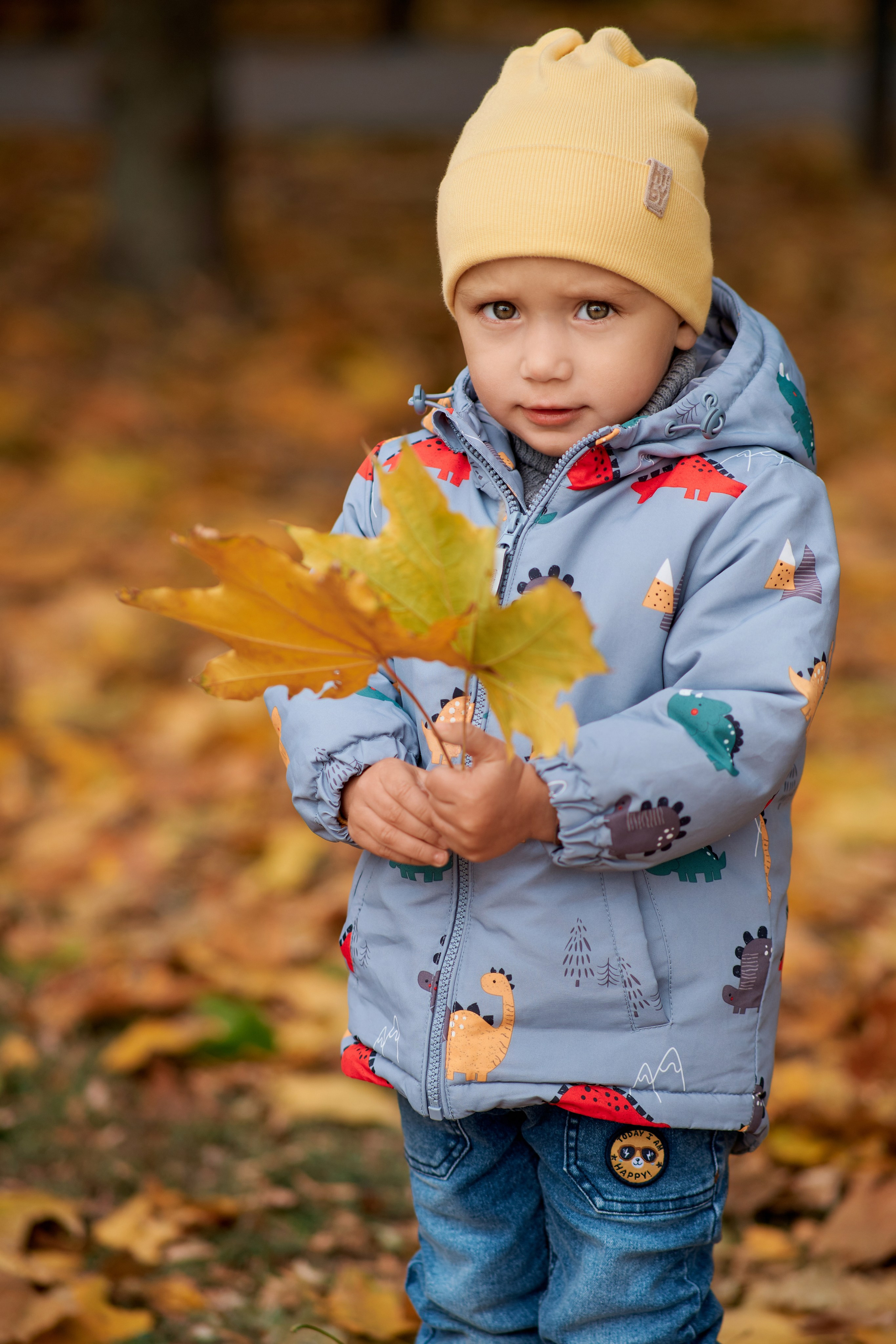 Осенняя прогулка мамы с сыном. Фотограф Таганрог Анна Трайжон