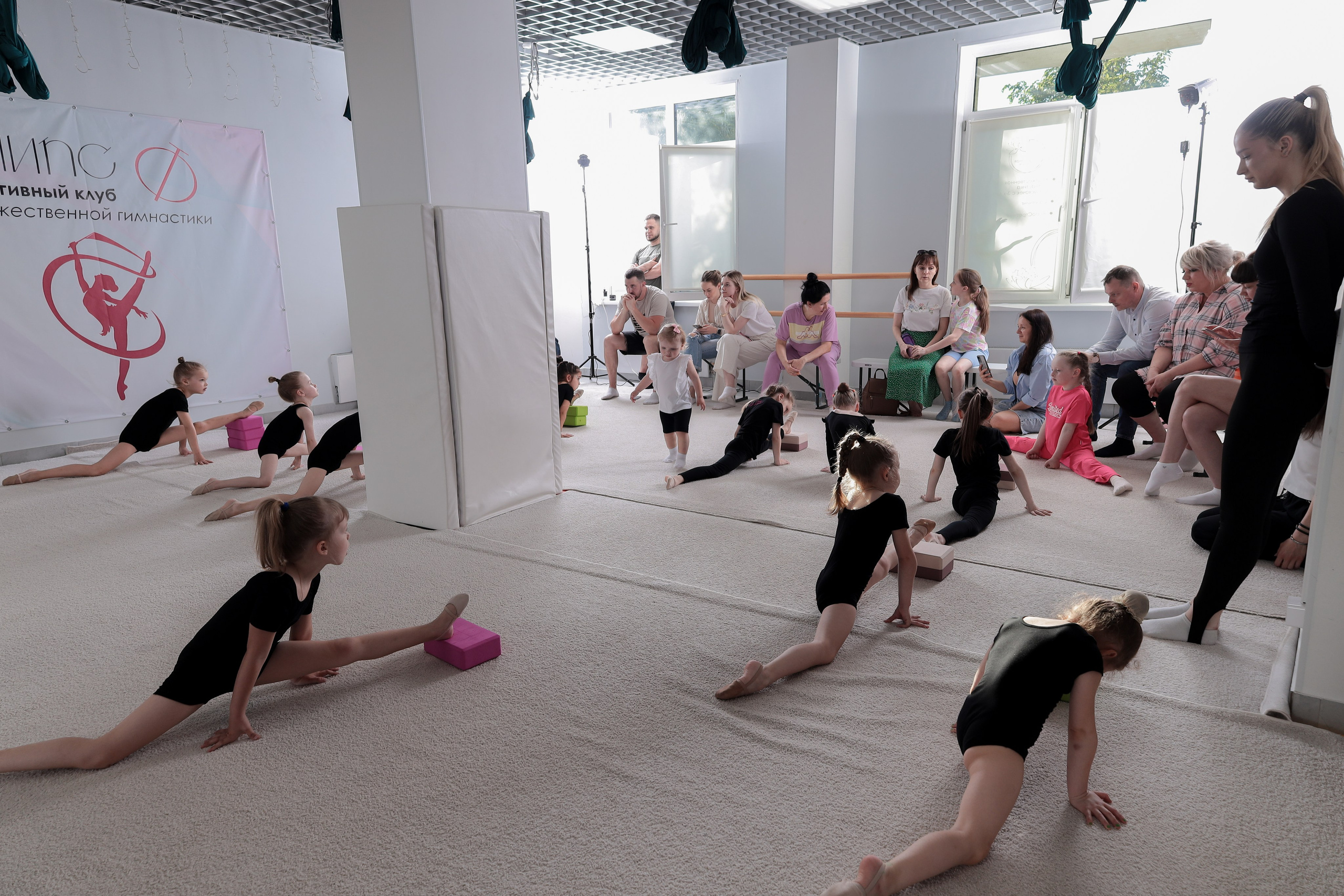 Открытый урок гимнастика. Фотограф Надршина Лилия