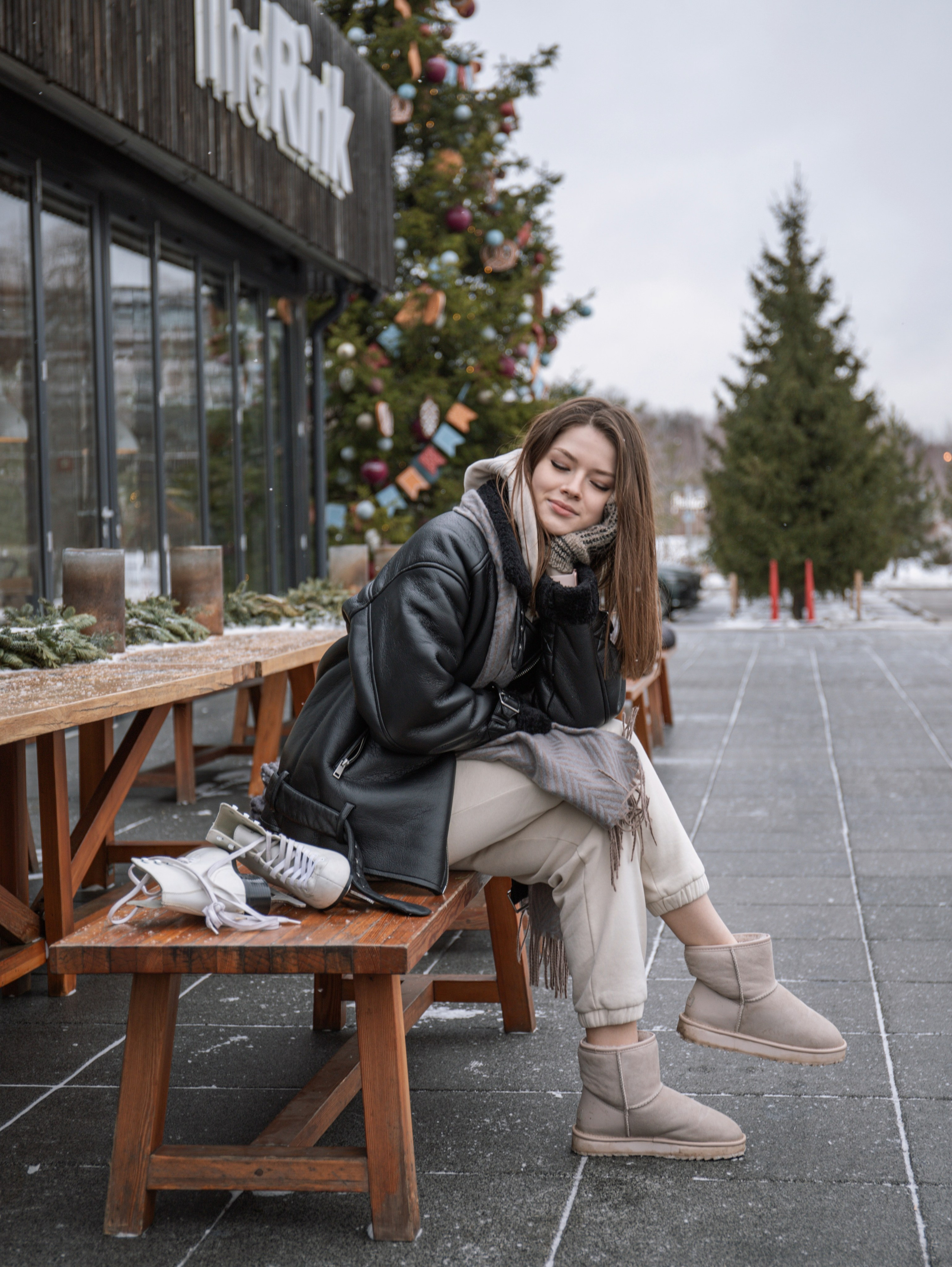 На катке. Свадебный и семейный фотограф в Москве Мила Широких