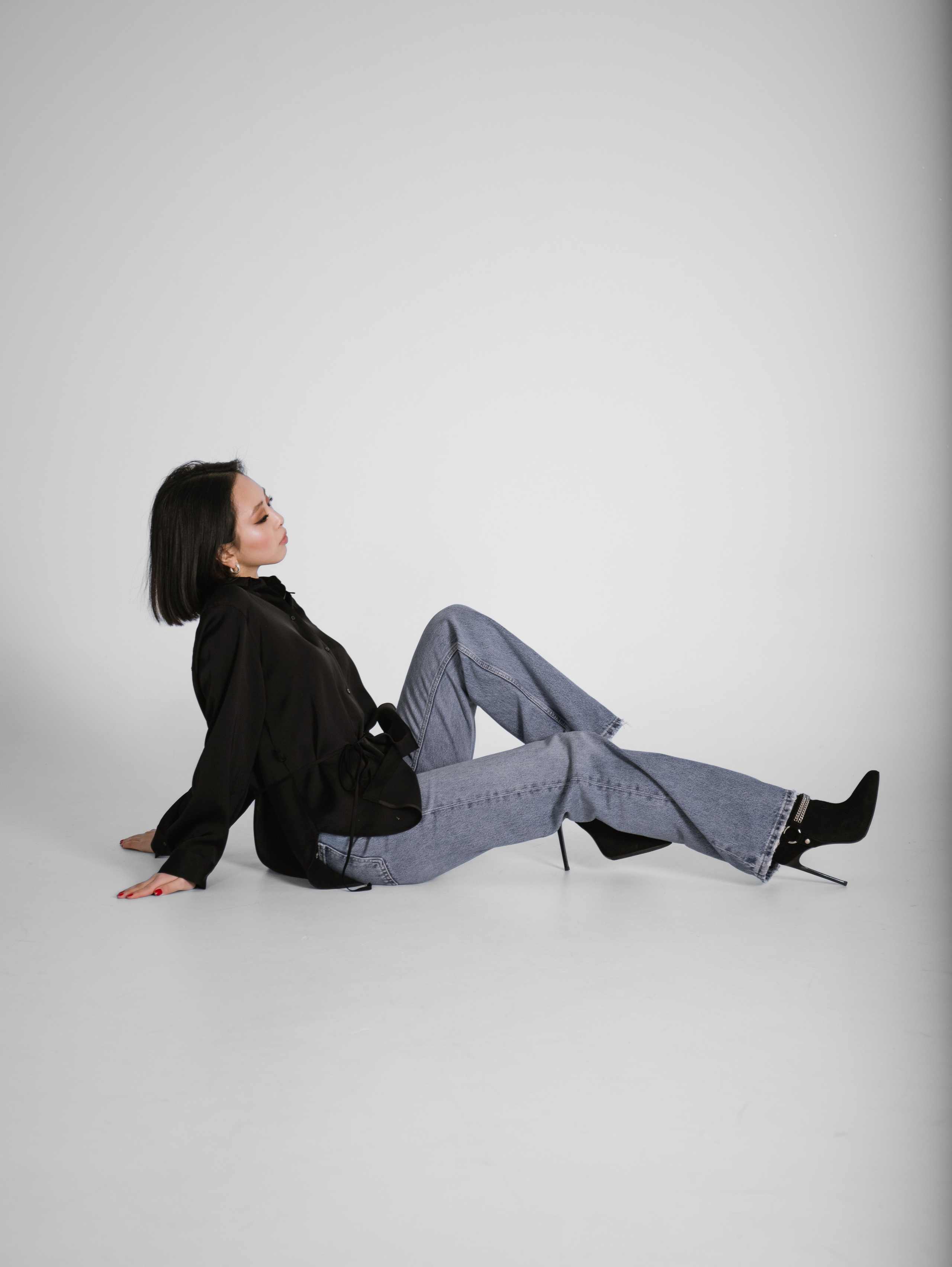 На циклораме. Свадебный и семейный фотограф в Москве Мила Широких