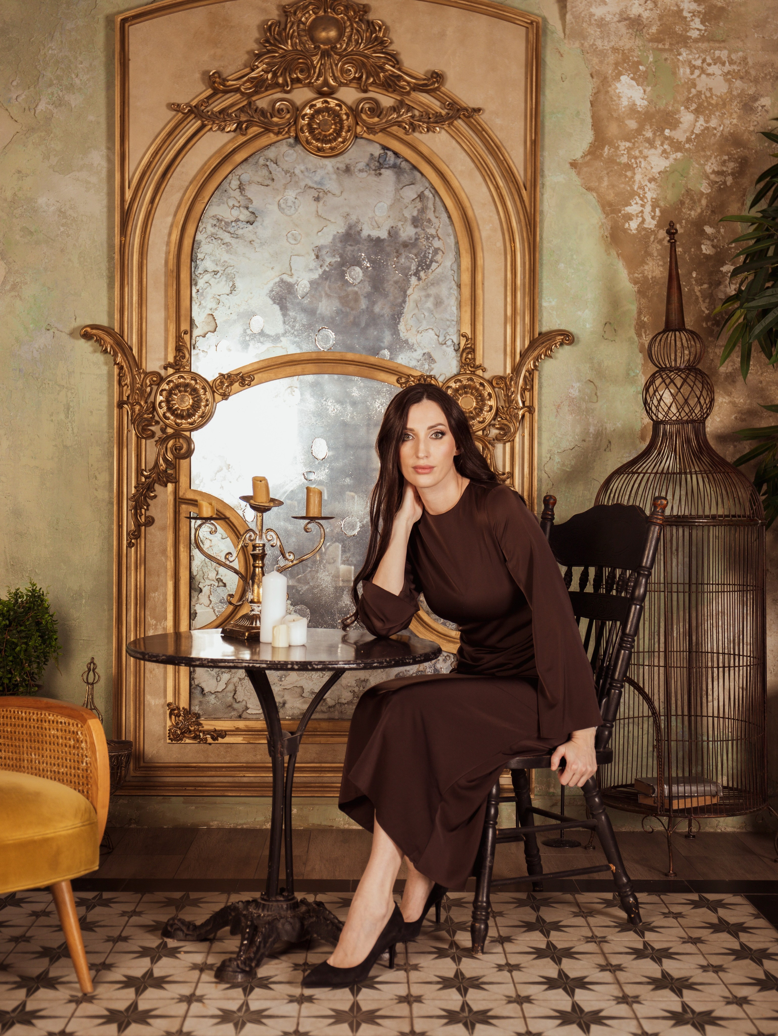 Мама с дочкой, новогодняя сьемка. Свадебный и семейный фотограф в Москве Мила Широких