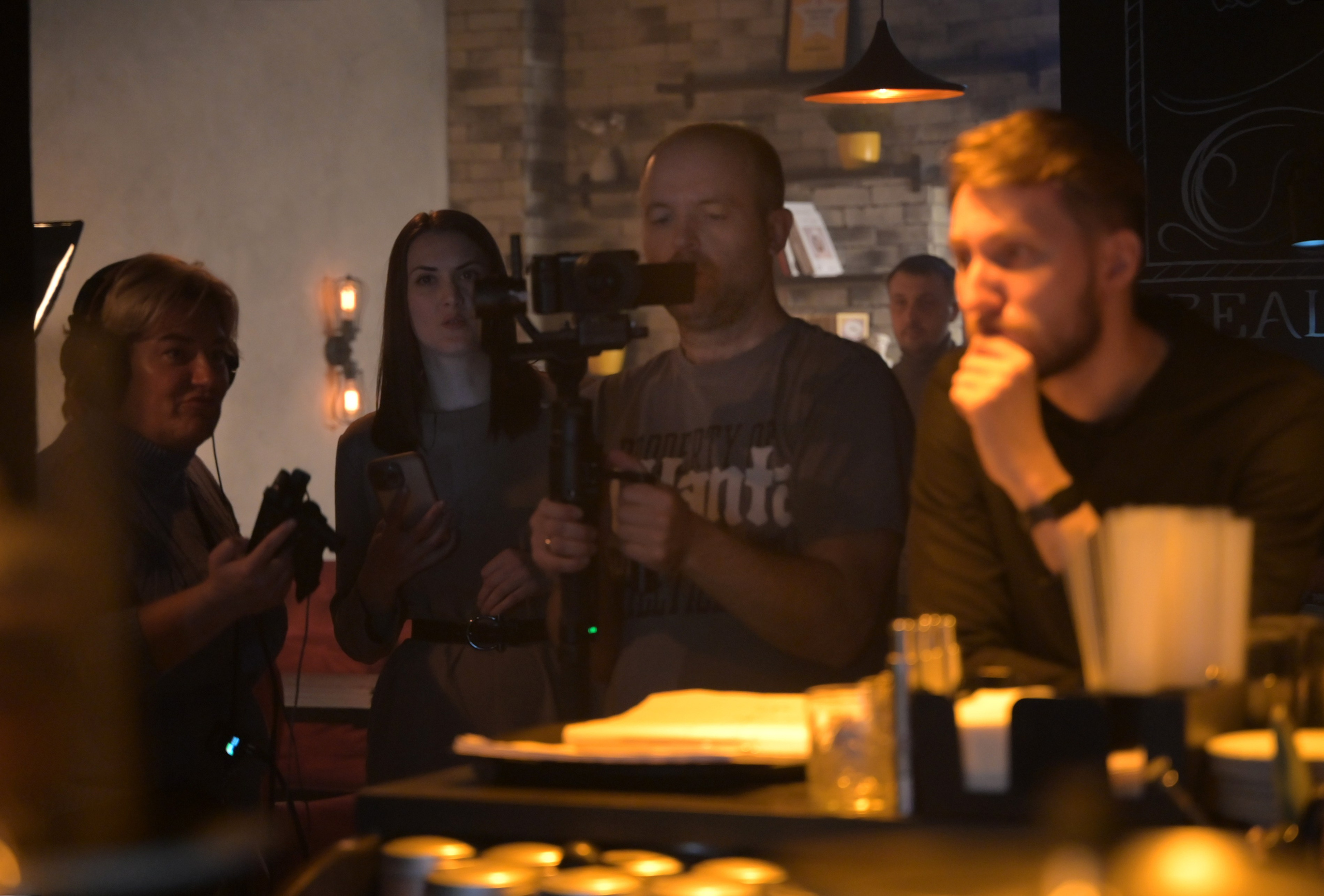 Съемка фильма «Добро». День второй. Портретный фотограф в Москве Казьмина Олеся