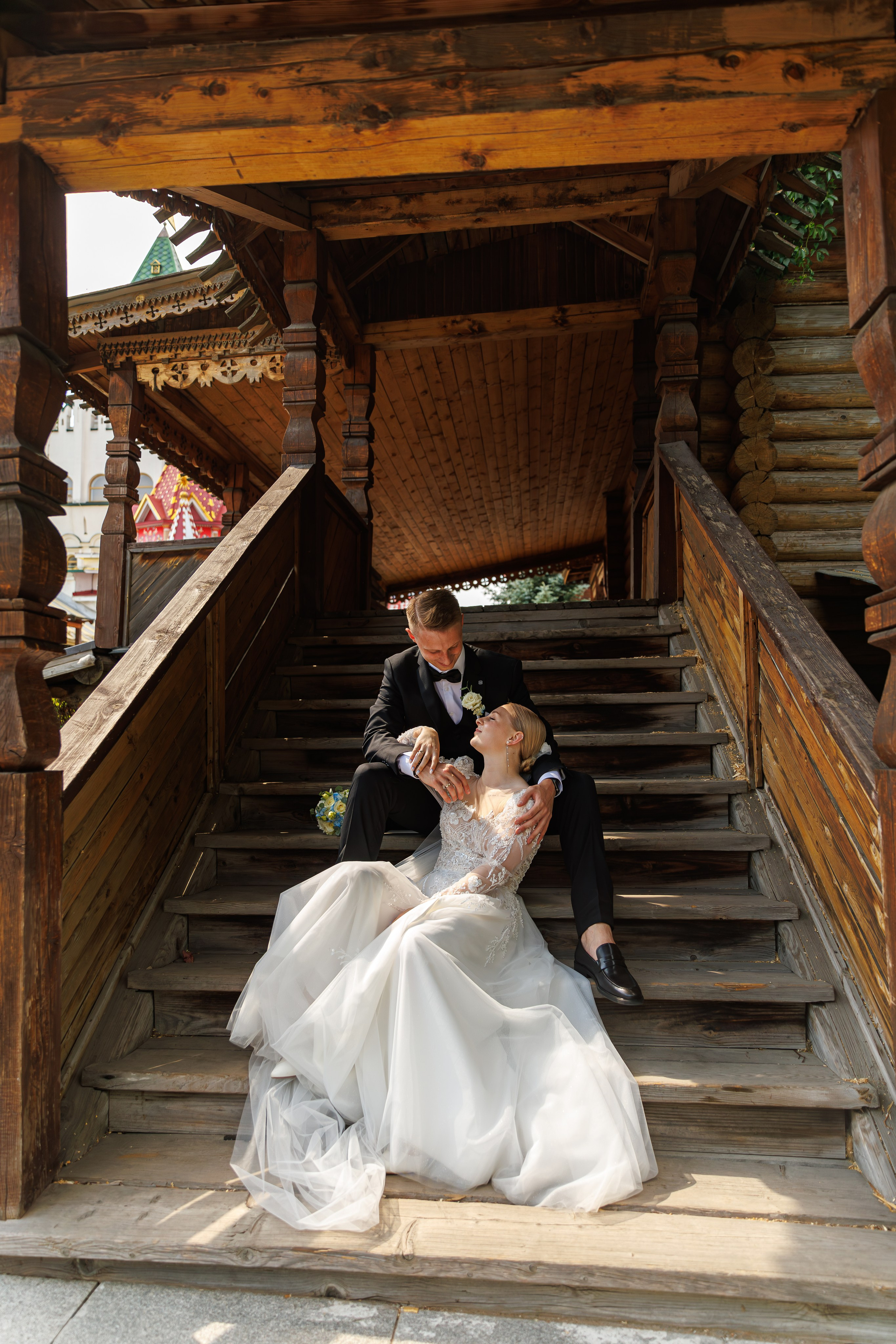 Свадебная фотосессия в Измайловском кремле. Свадебный фотограф Москва и МО Сергей Киржаев