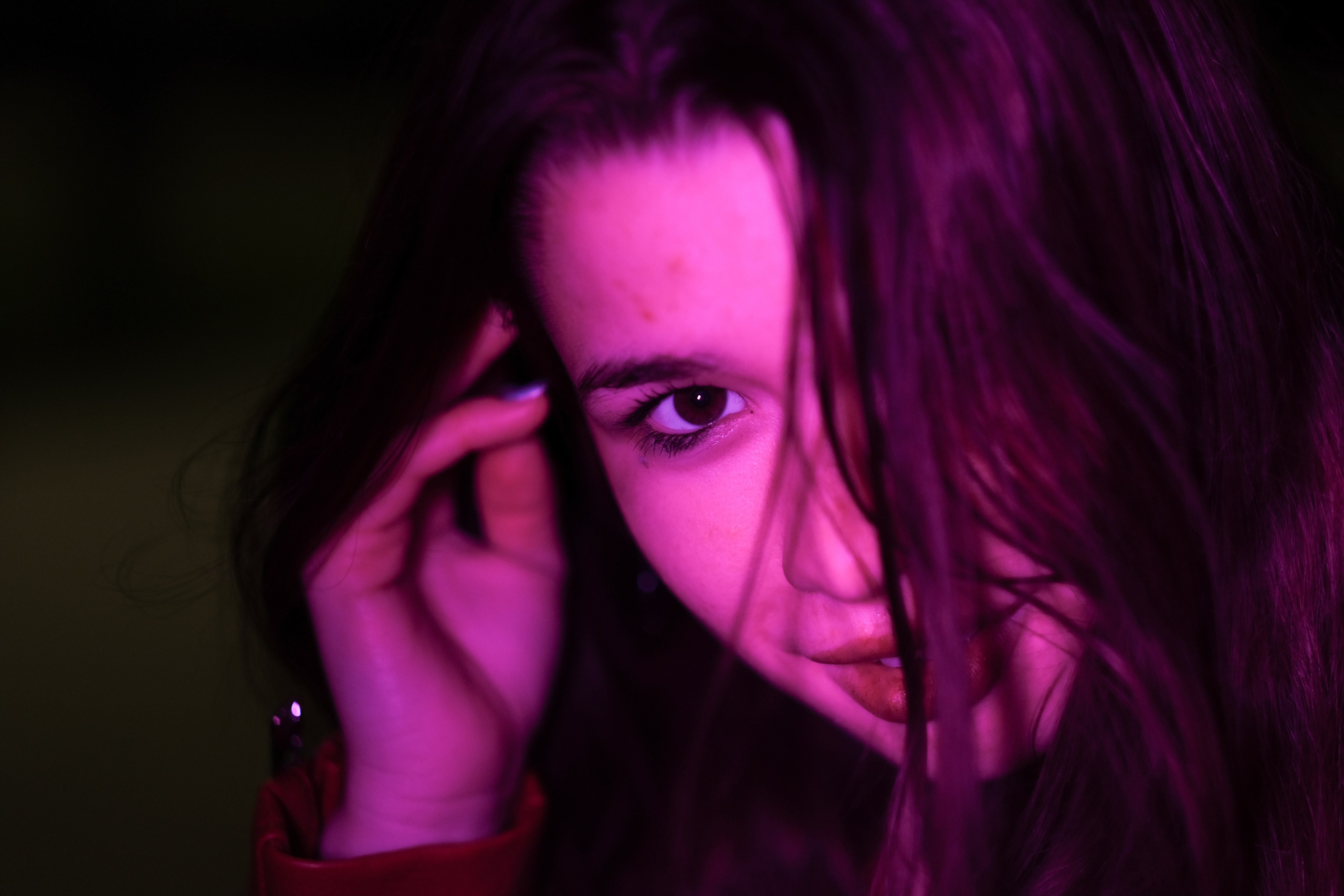 Александра в красном. Креативный фотограф в Москве Арапова Виталия