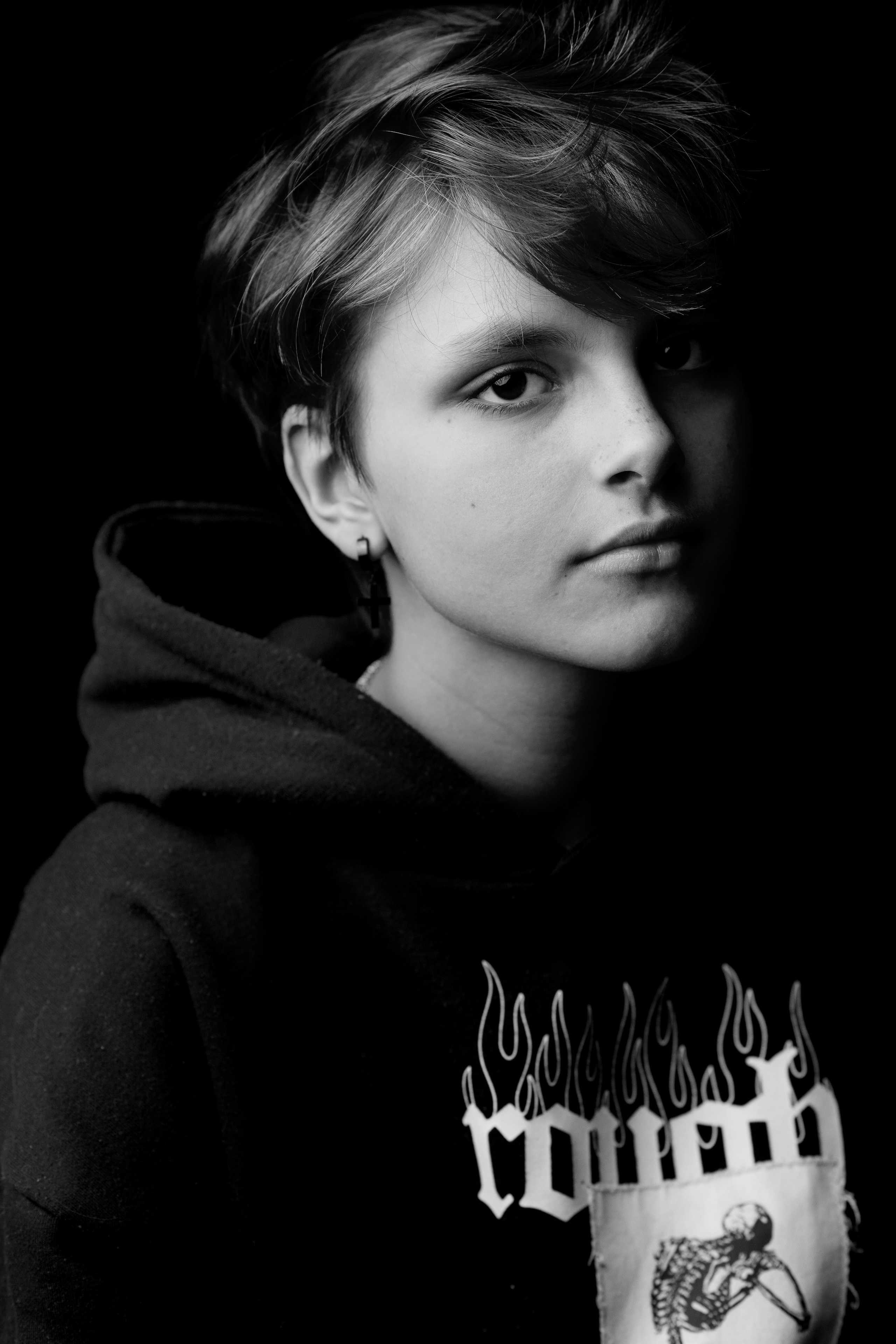 Студийная фотосессия девочки-подростка. Главная