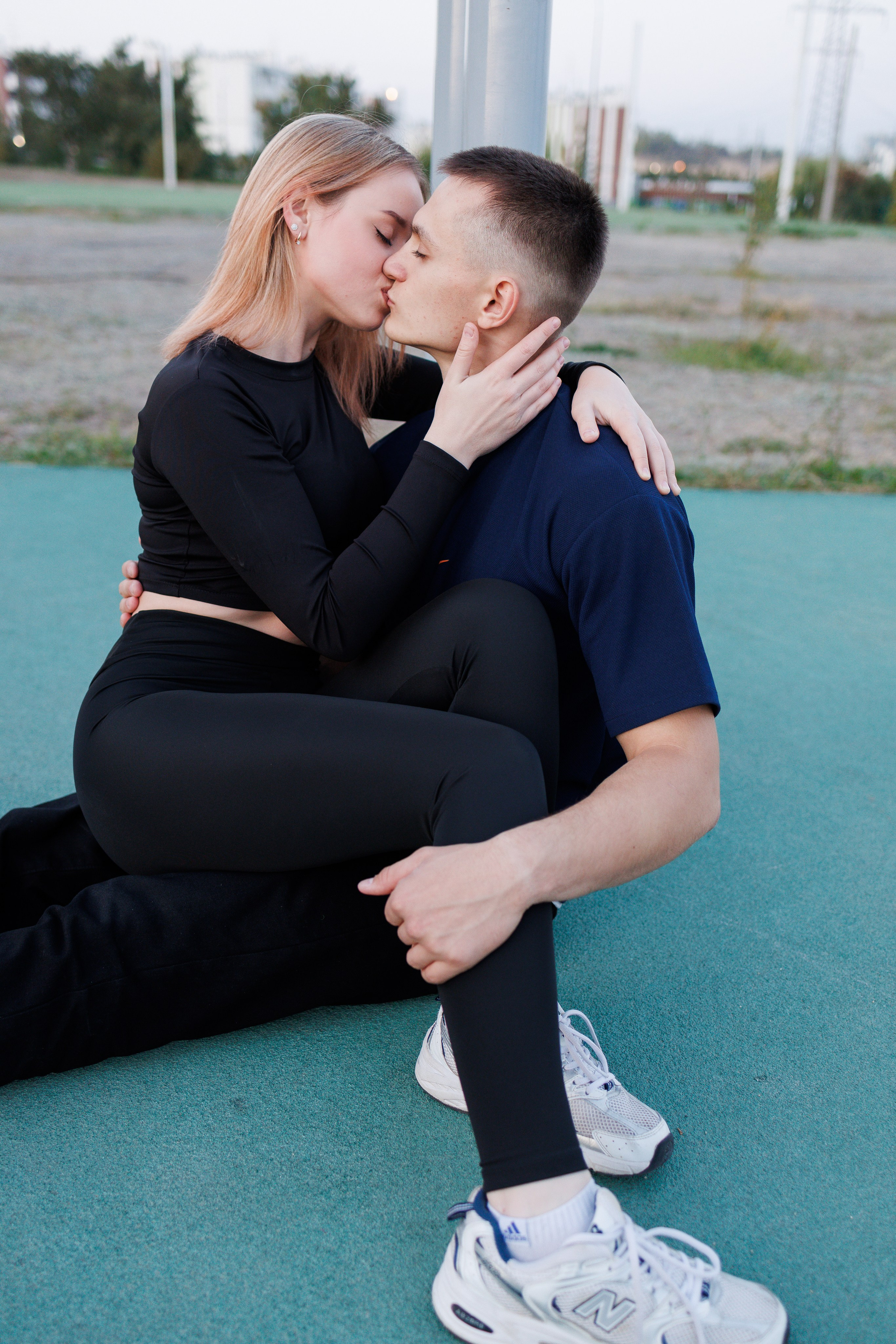 На спорт площадке (Настя+Игорь). Photograph Svetlana Volkova