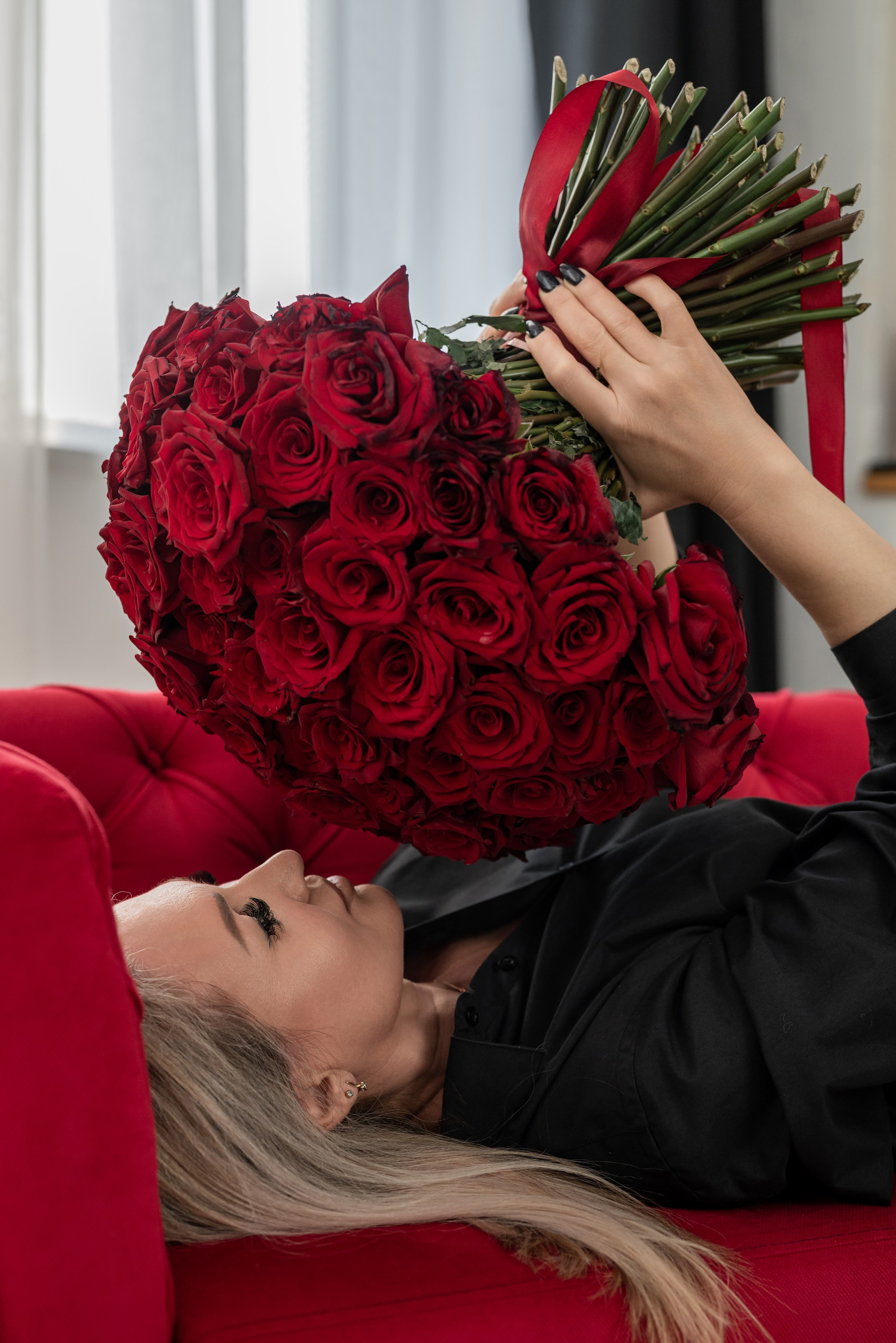 Фотопроект *101 красная роза* 2025 г. Фотограф в городе Салават