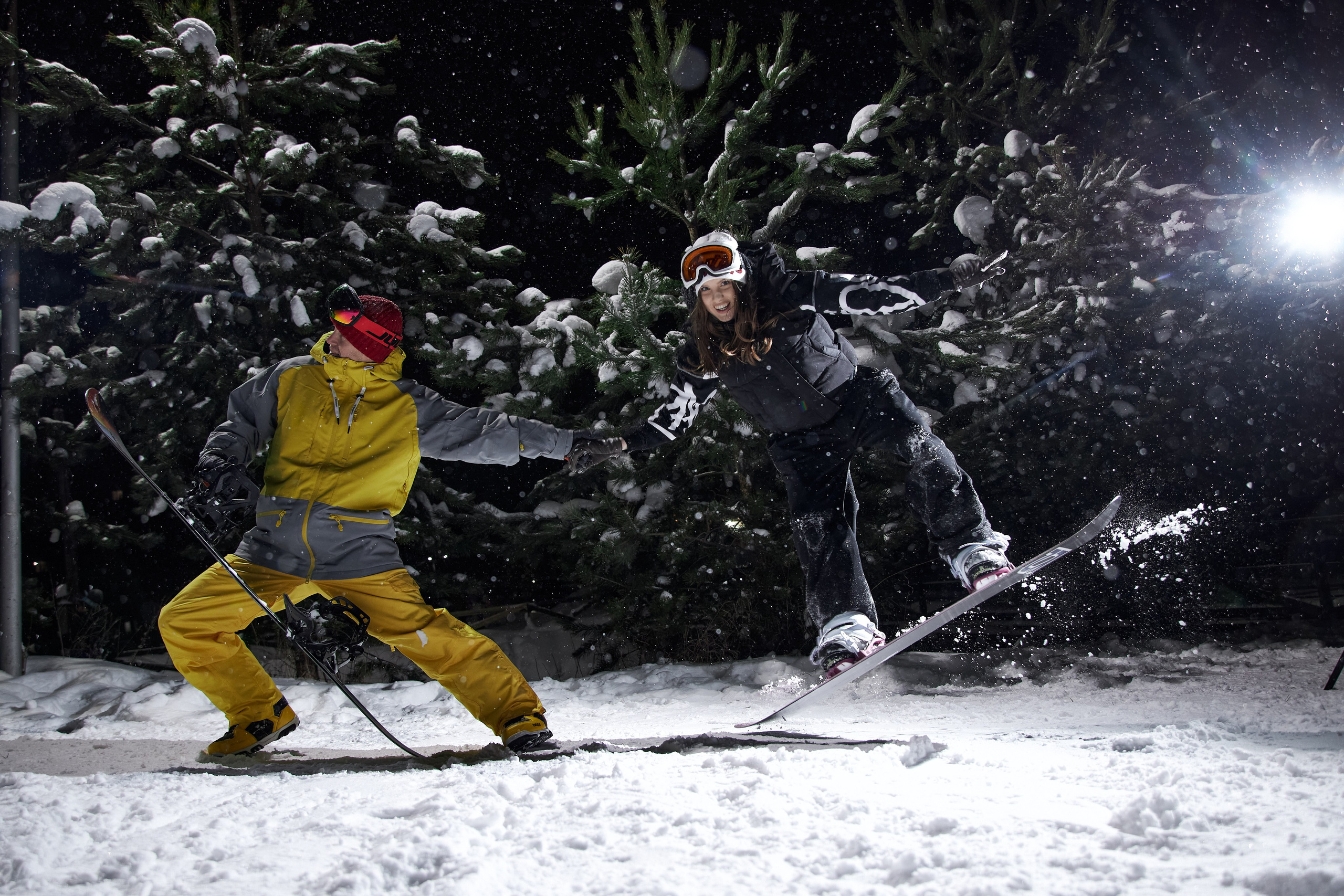 Сноубордисты. Фотограф Алексей Яковлев