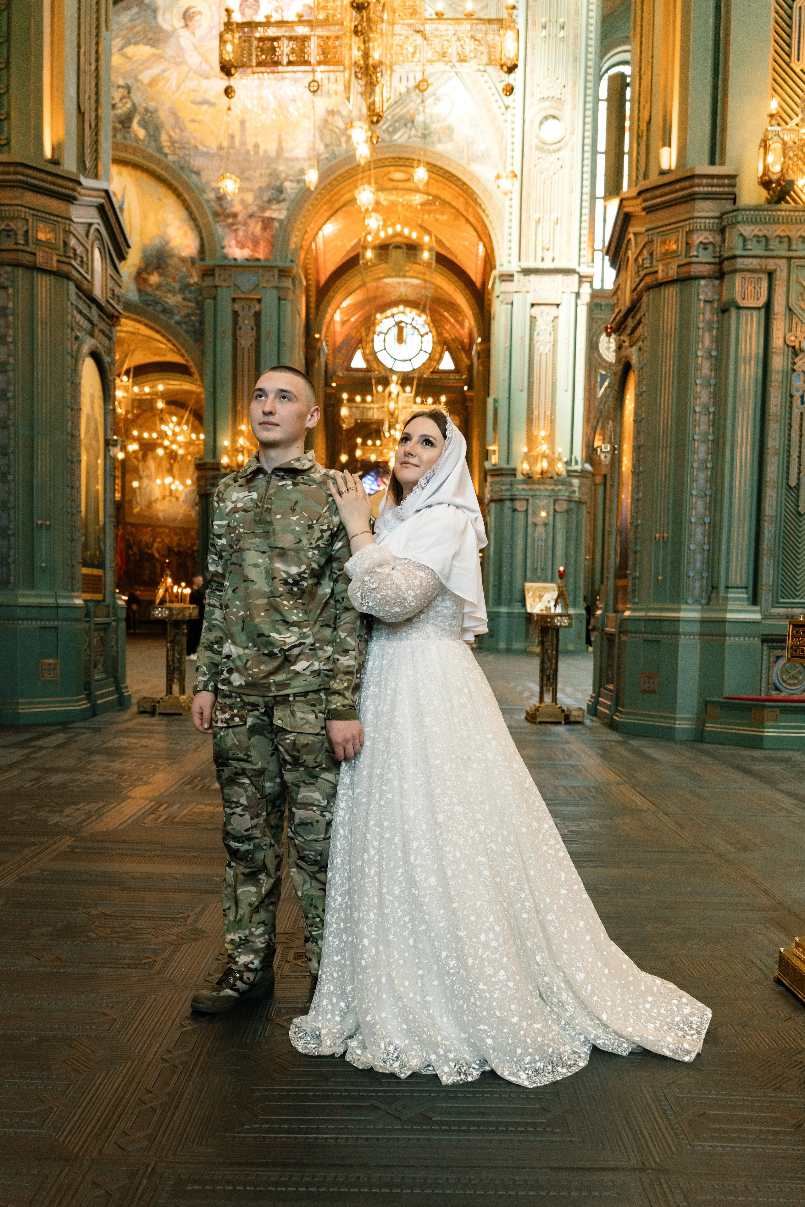 Венчание в Главном храме вооруженных сил (Патриот). Семейный фотограф Одинцово Москва Наталия Черенкова