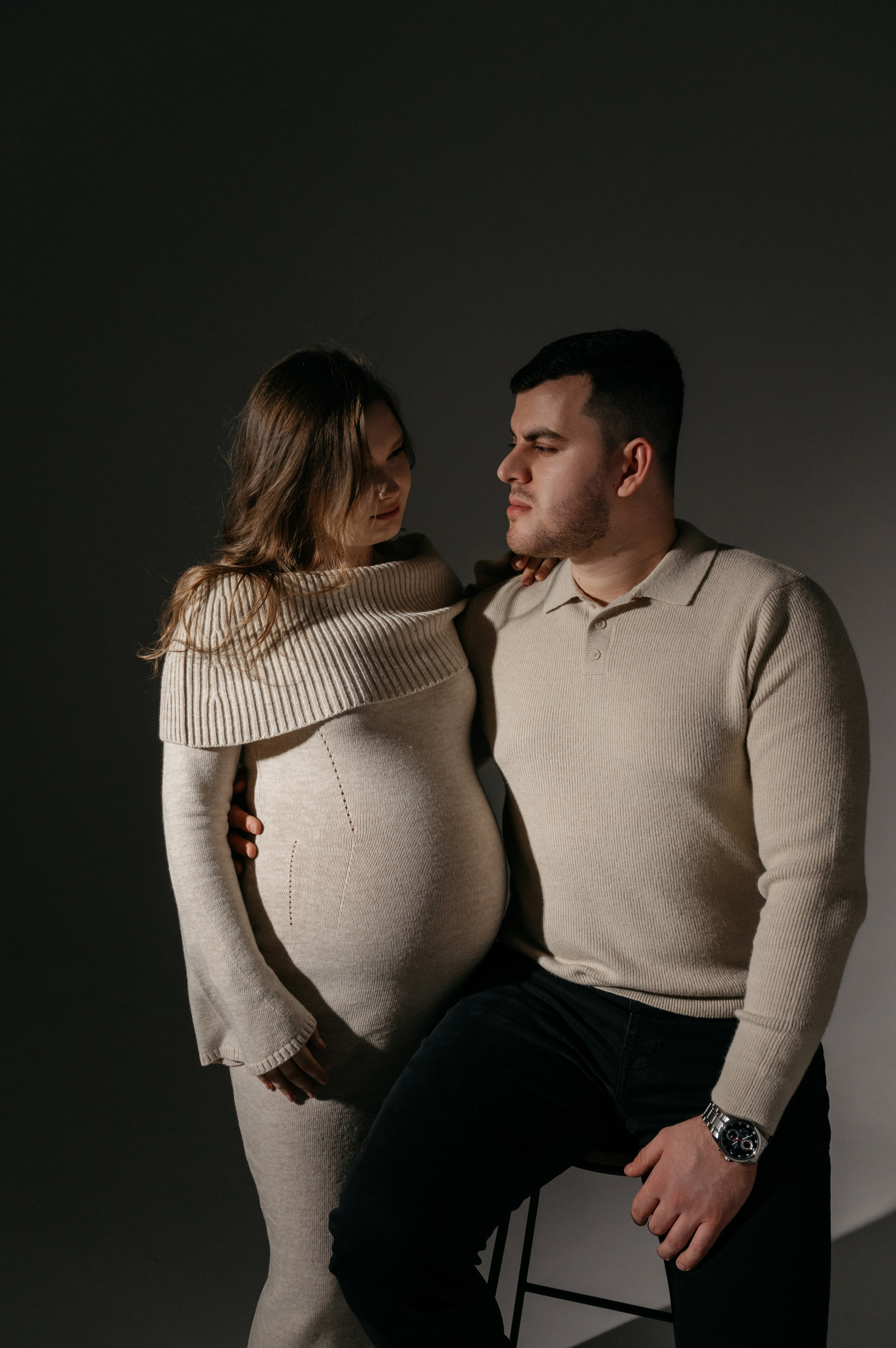 Нежная фотосессия беременности для Юли и Анзора. Свадебный фотограф Мария Строгонова